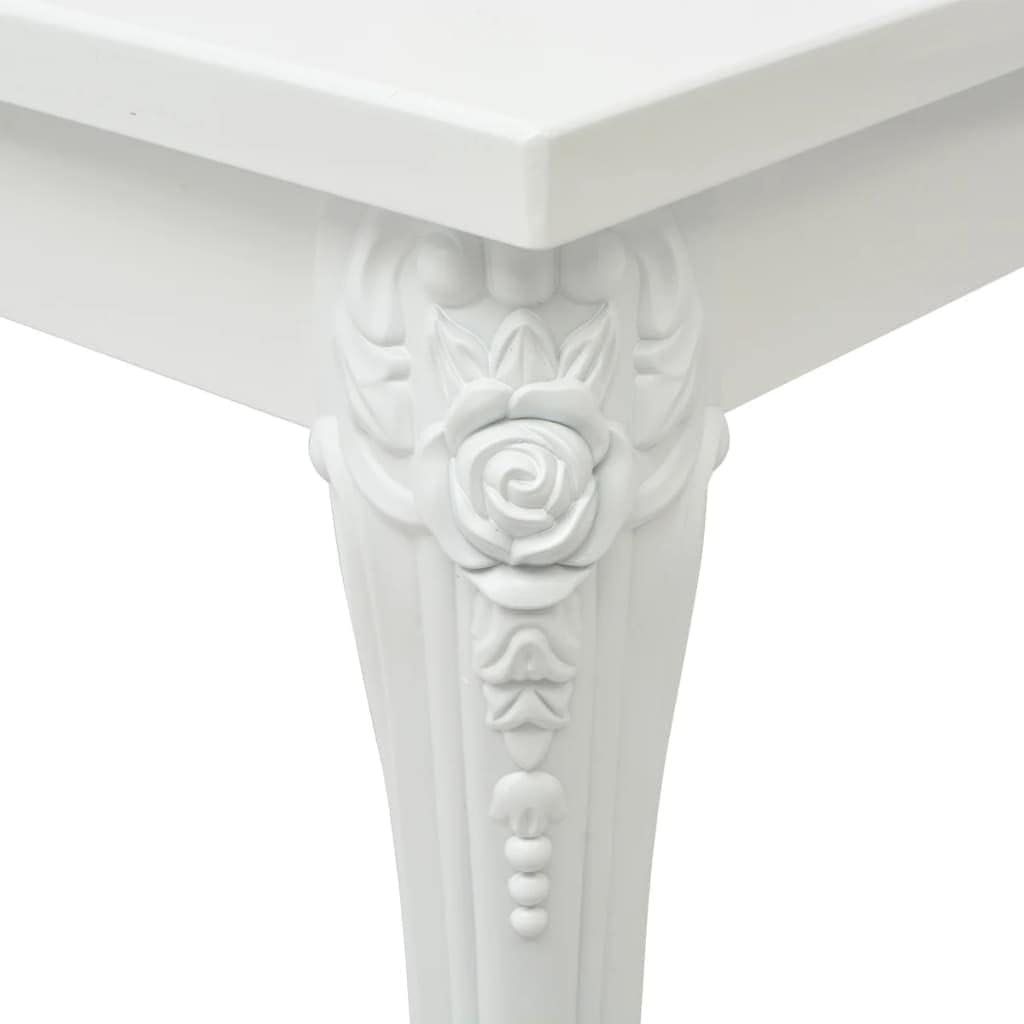 Our Take on the YAFF High Gloss White‌ Dining Table: Sleek & Sturdy