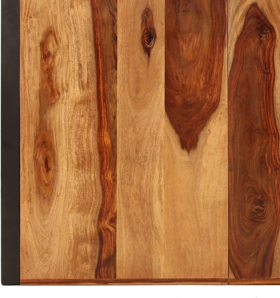 Our Honest Take on the Solid Sheesham Wood Dining Table's Vintage Charm