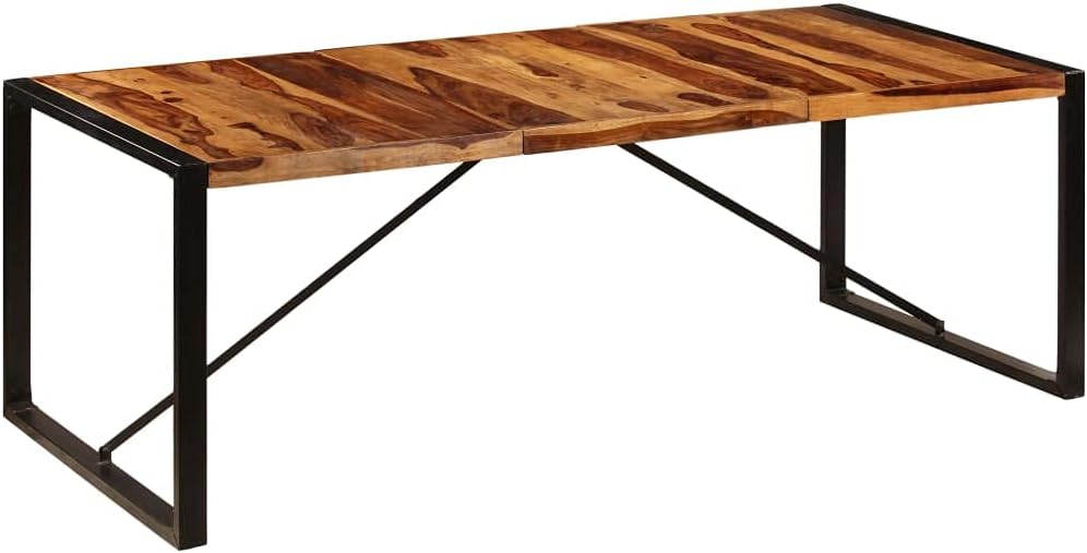 Our Honest Take on the Solid Sheesham Wood Dining Table's Vintage Charm