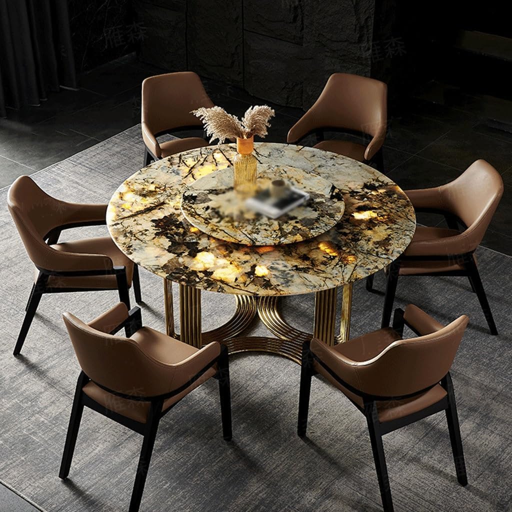 Why We Love the GUERNSEY Marble Dining ‍Table's Stylish Versatility