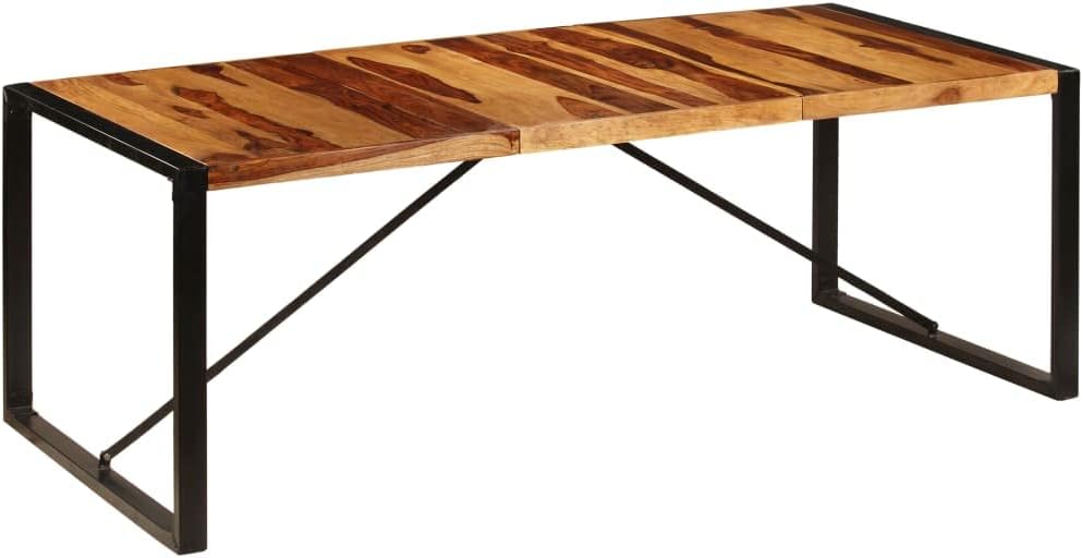 Our Honest Take on the Solid Sheesham Wood Dining Table's Vintage Charm