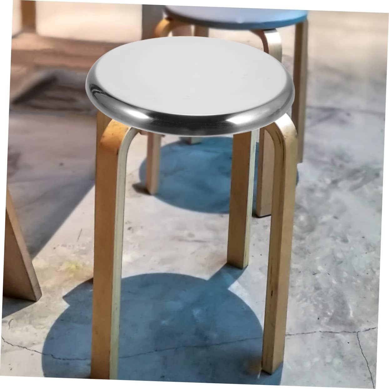 How We ‌Gave Our Stools a Fresh Look with DOITOOL's Steel Seat Pad