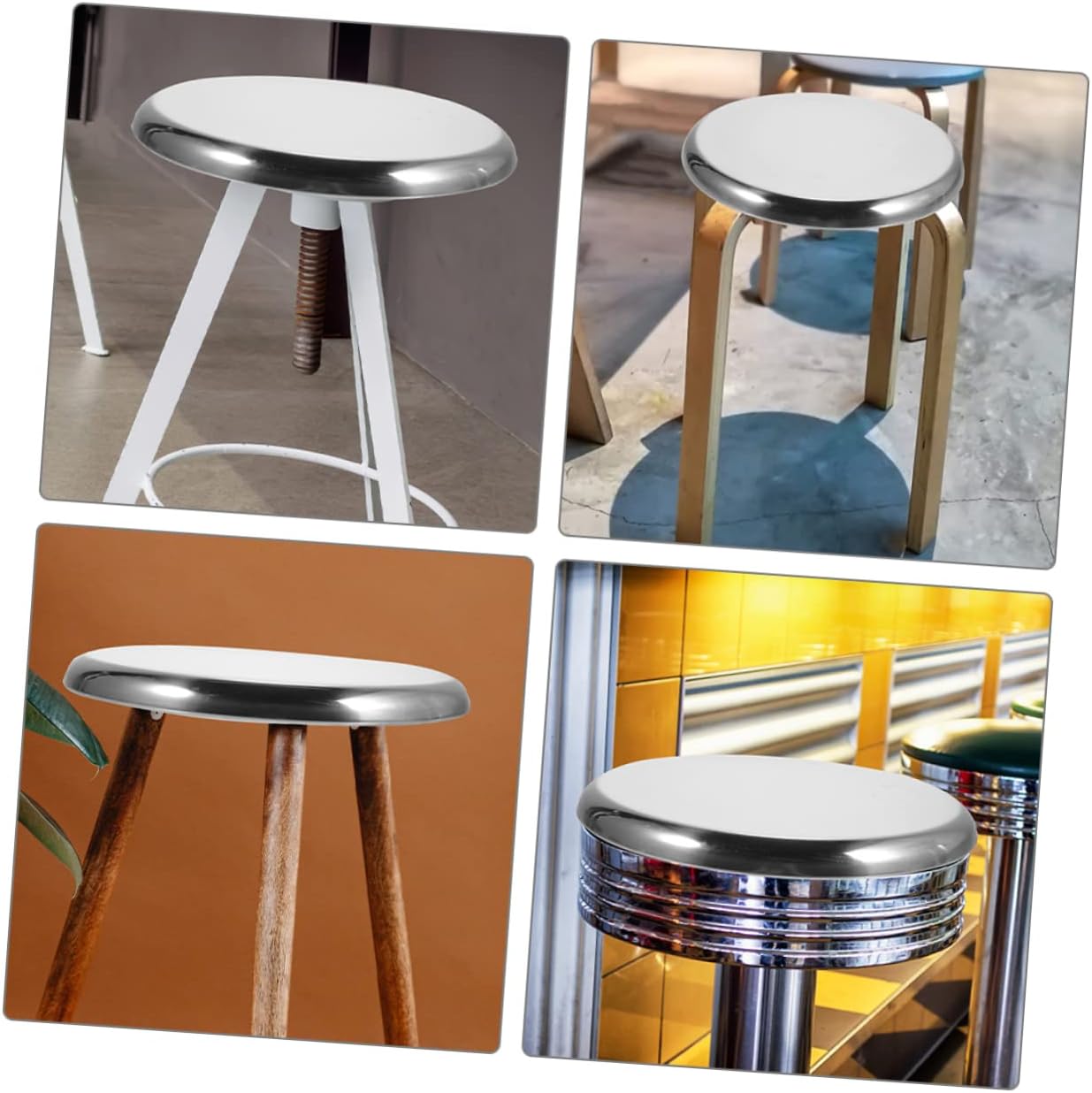 How We Gave Our Stools a Fresh Look ⁣with DOITOOL's Steel Seat Pad