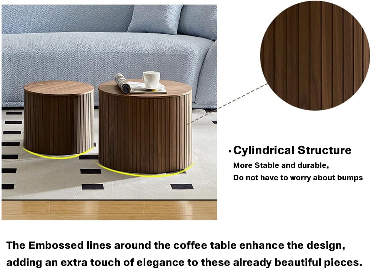 Our Take on YOPENG's Walnut Nesting Tables: Stylish & ⁣Space-Smart