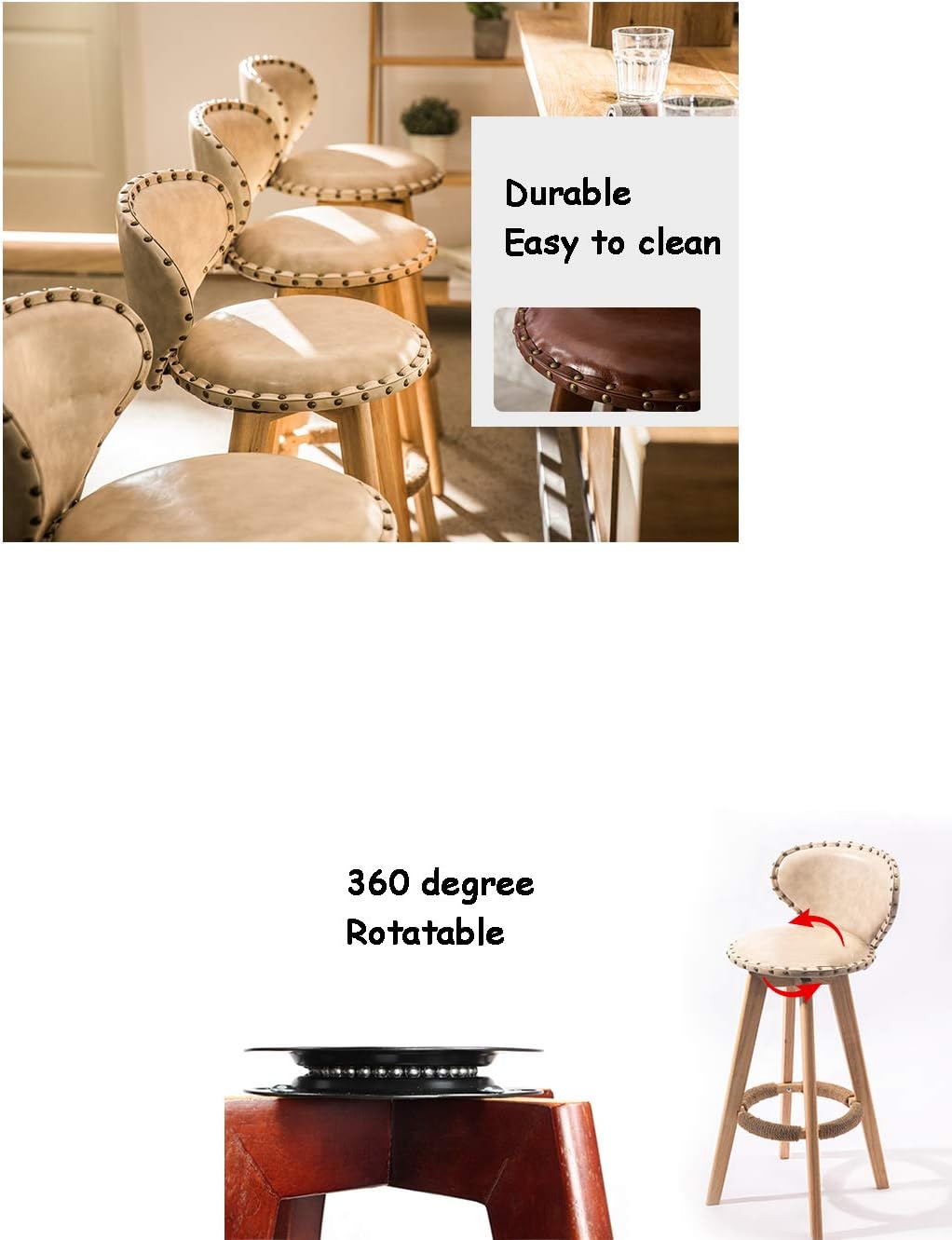 Why Our Modern barstools with Backrest ‍& Footrest Stand Out