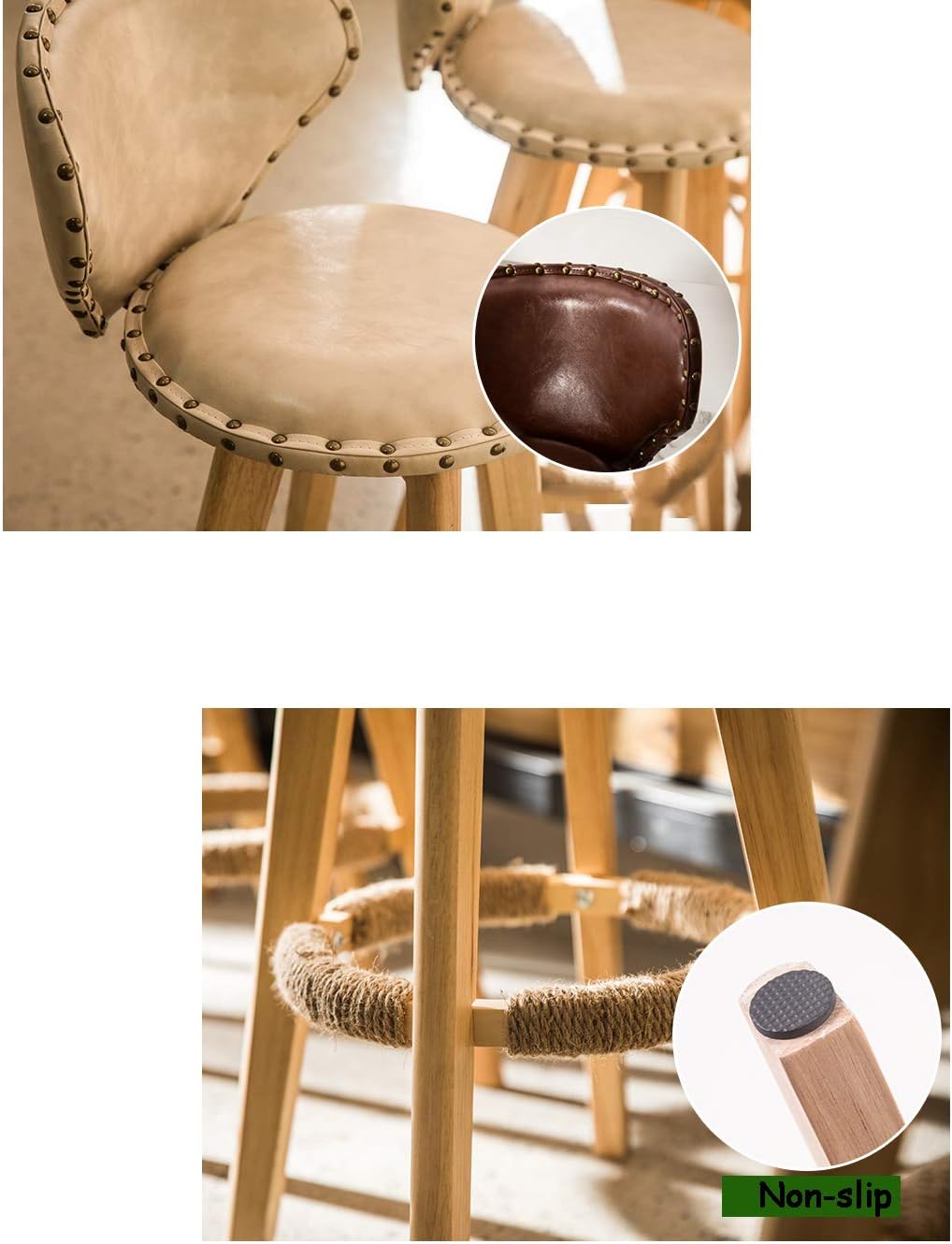 Why our Modern Barstools with Backrest & Footrest Stand Out