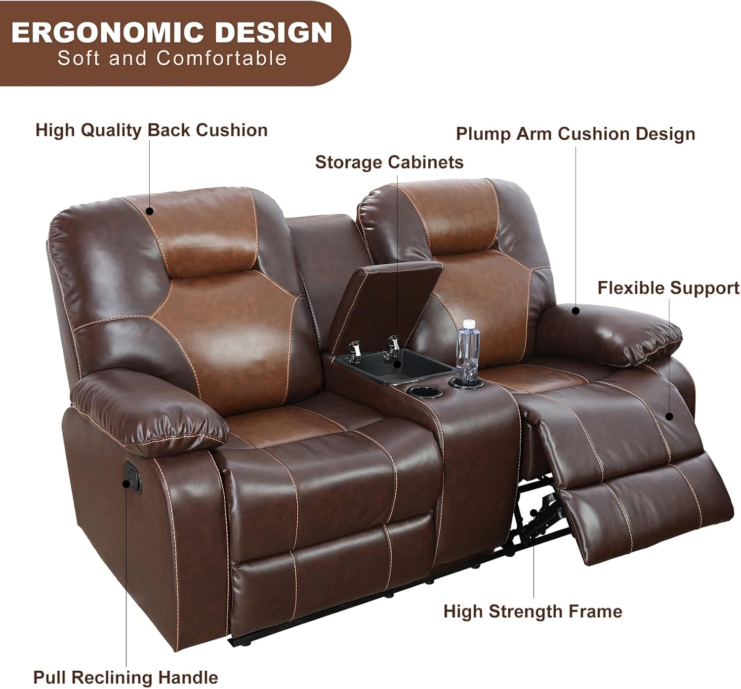 our Take on the Ainehome Leather Recliner Loveseat: Stylish & Functional