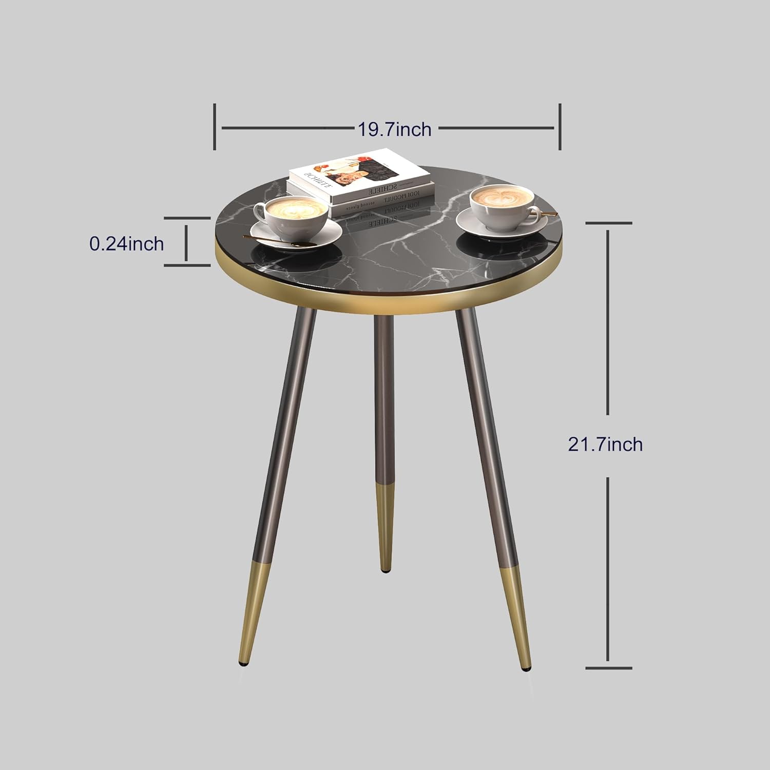How We ⁤Transformed Our Space with DYZAIMAX's Sleek Round Table