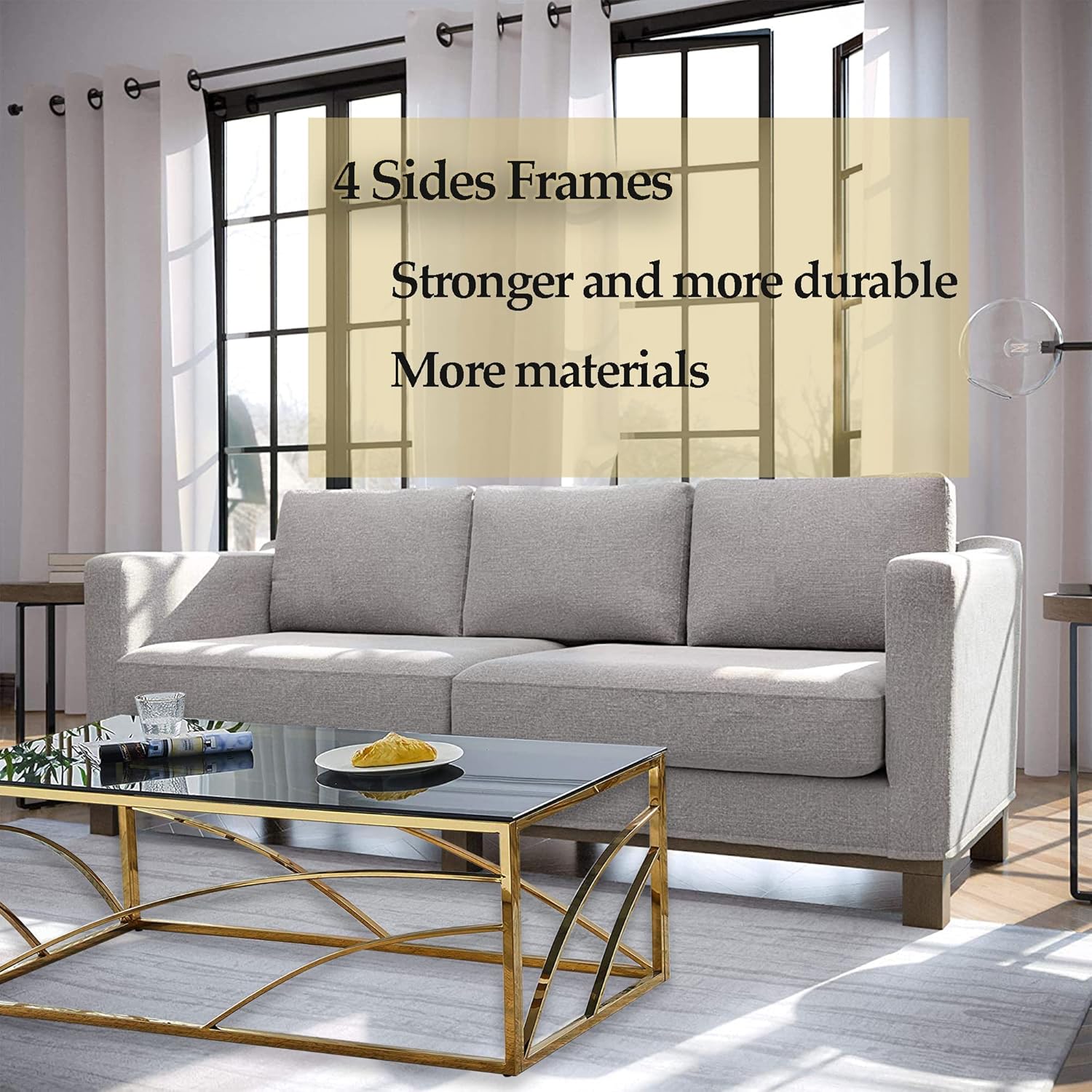 Our Take ​on the sleek Gold & Glass ‌Coffee Table for Living‍ Rooms