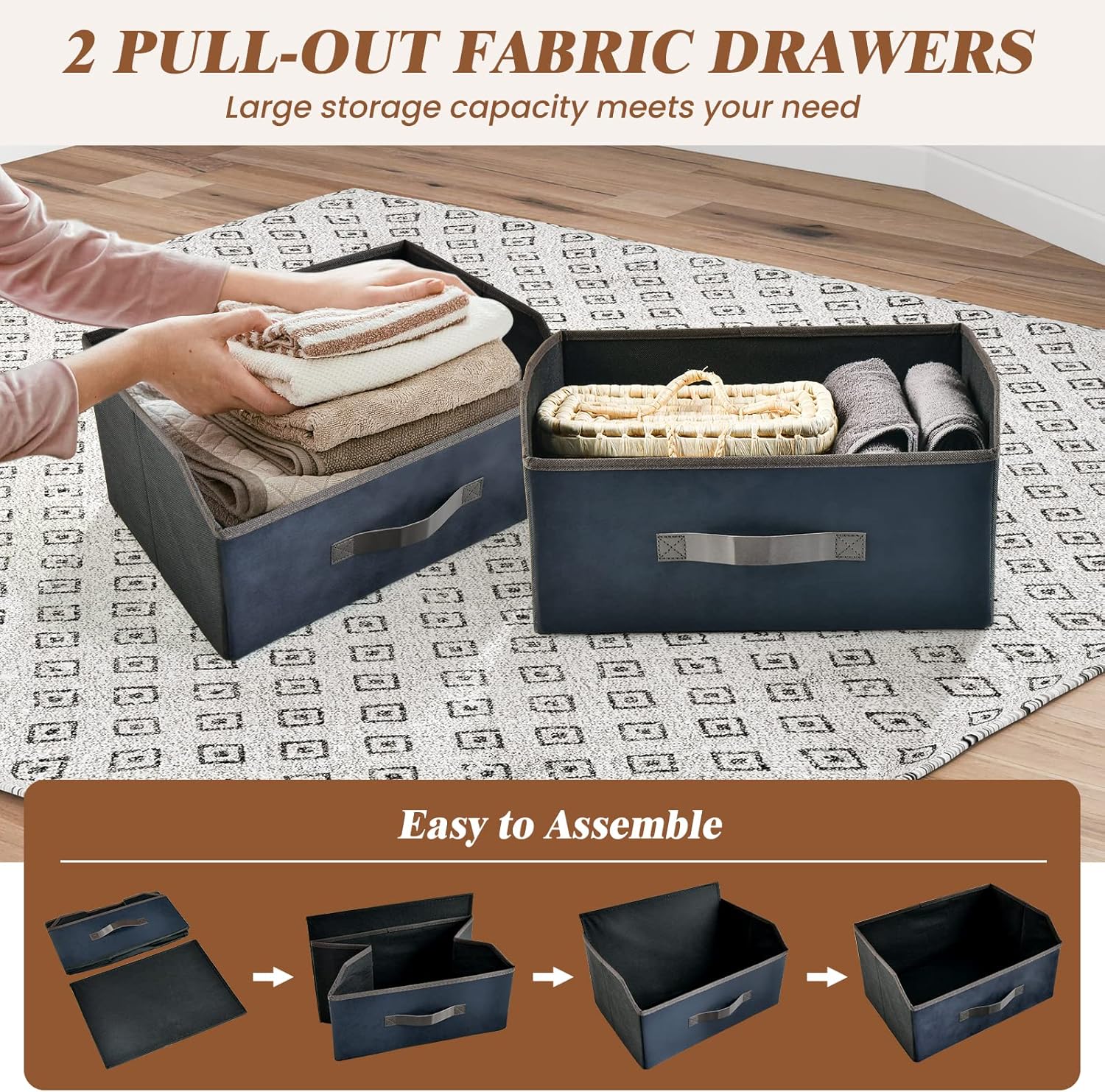 How We organized Our Bedroom with ⁢COSTWAY's 2-Drawer Nightstand