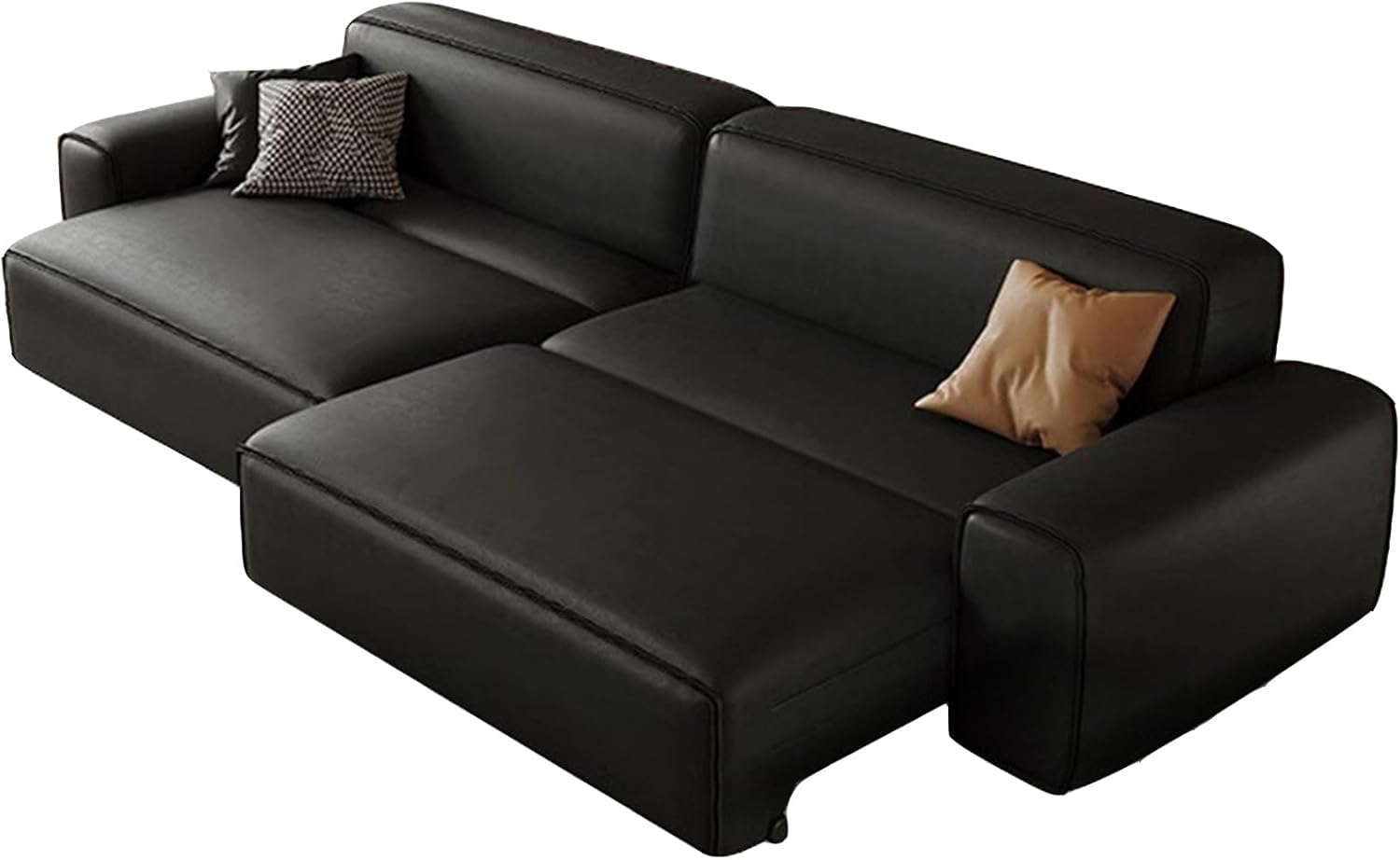 Our Take on the Oversized modular Leather Sofa Bed: Stylish & Smart