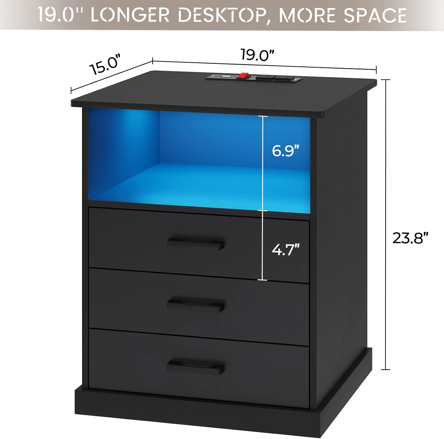 Why We Love ⁤the Hasuit Nightstand: Stylish, Spacious & Smart