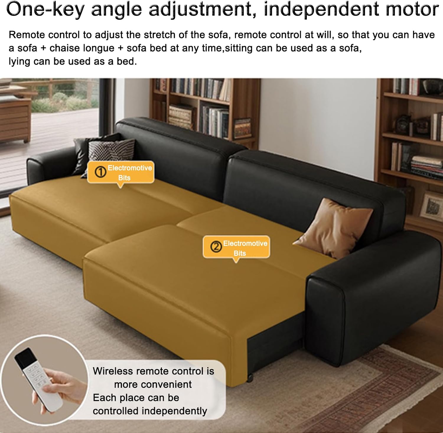 Our take on the Oversized‍ Modular Leather Sofa Bed: Stylish & Smart