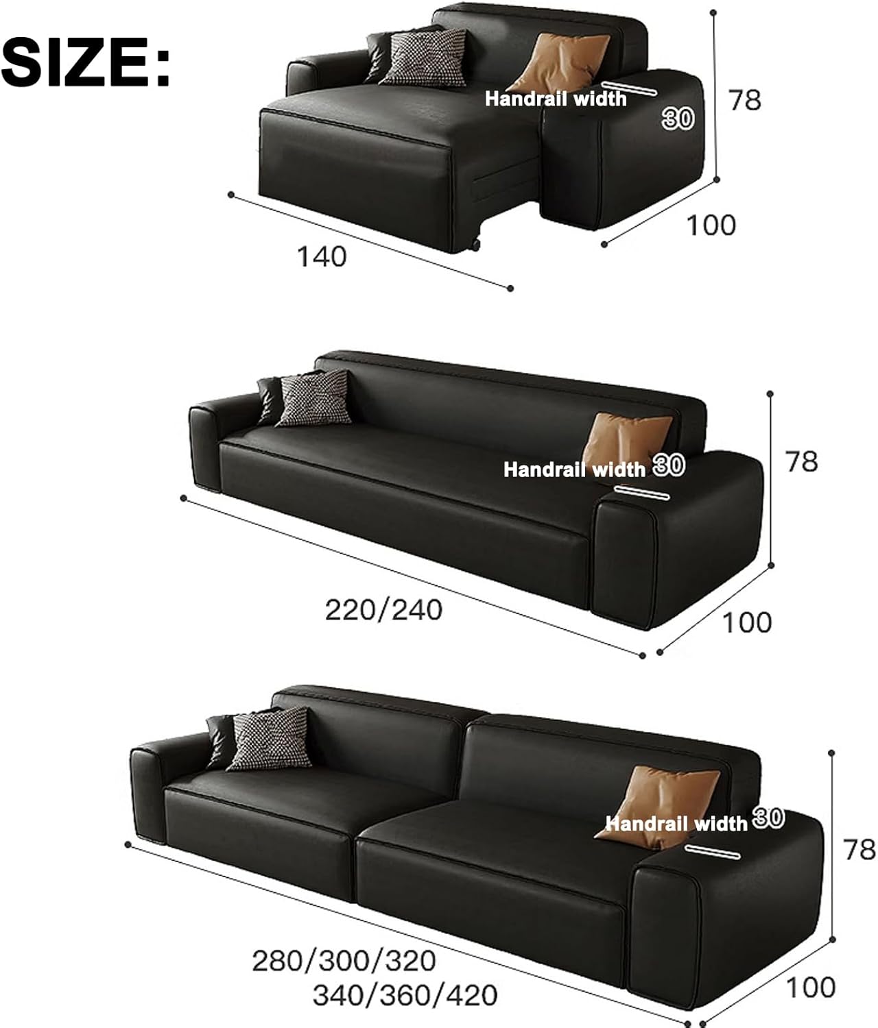 Our Take on the Oversized⁤ Modular Leather Sofa Bed: Stylish & Smart