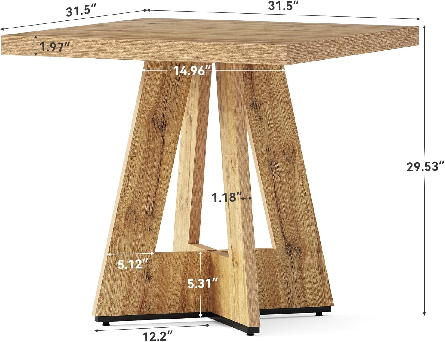 Our Honest Review of LITTLE TREE's Cozy Farmhouse ‍Square Table