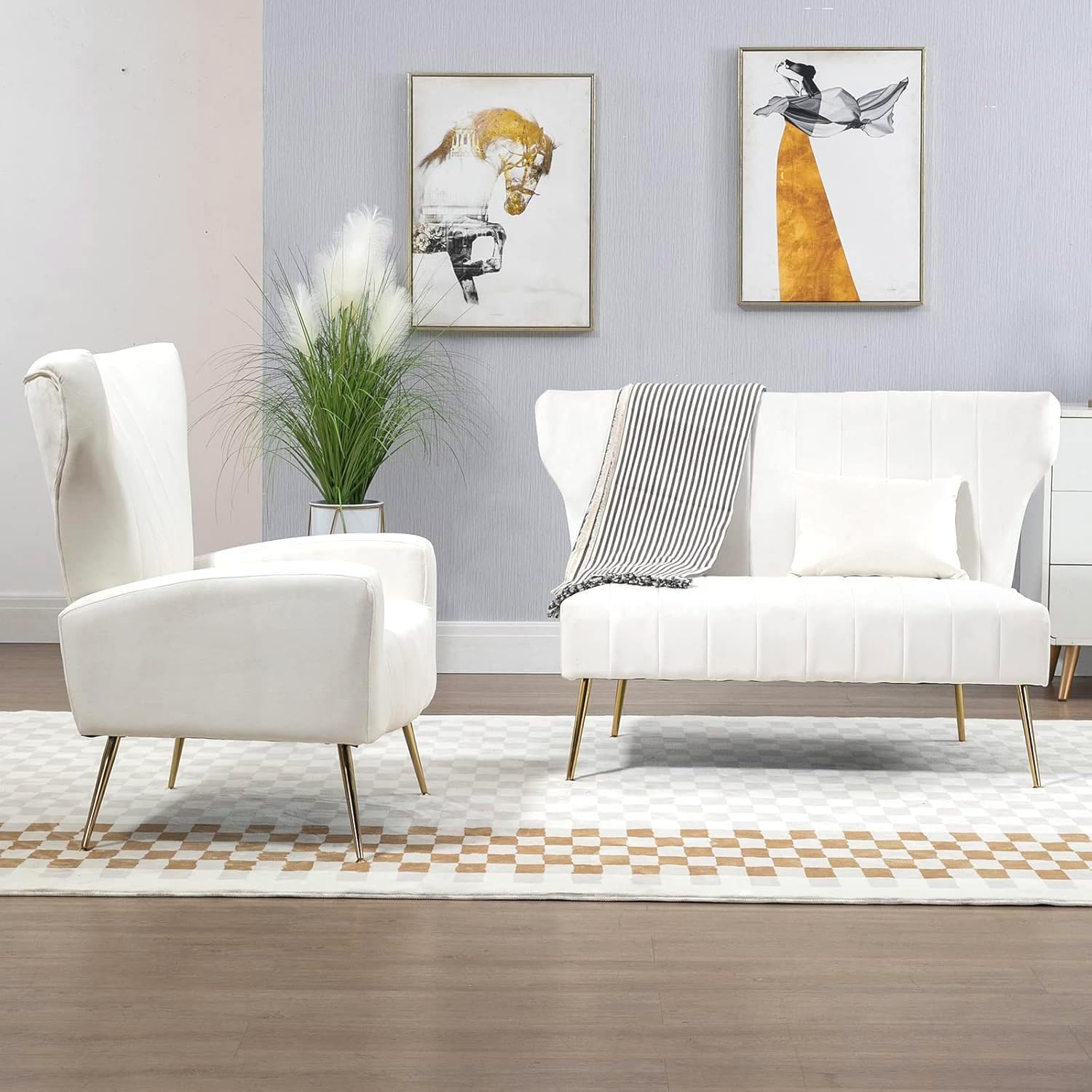 Our Take on the 50'' Velvet Loveseat: Stylish and Sturdy Choice