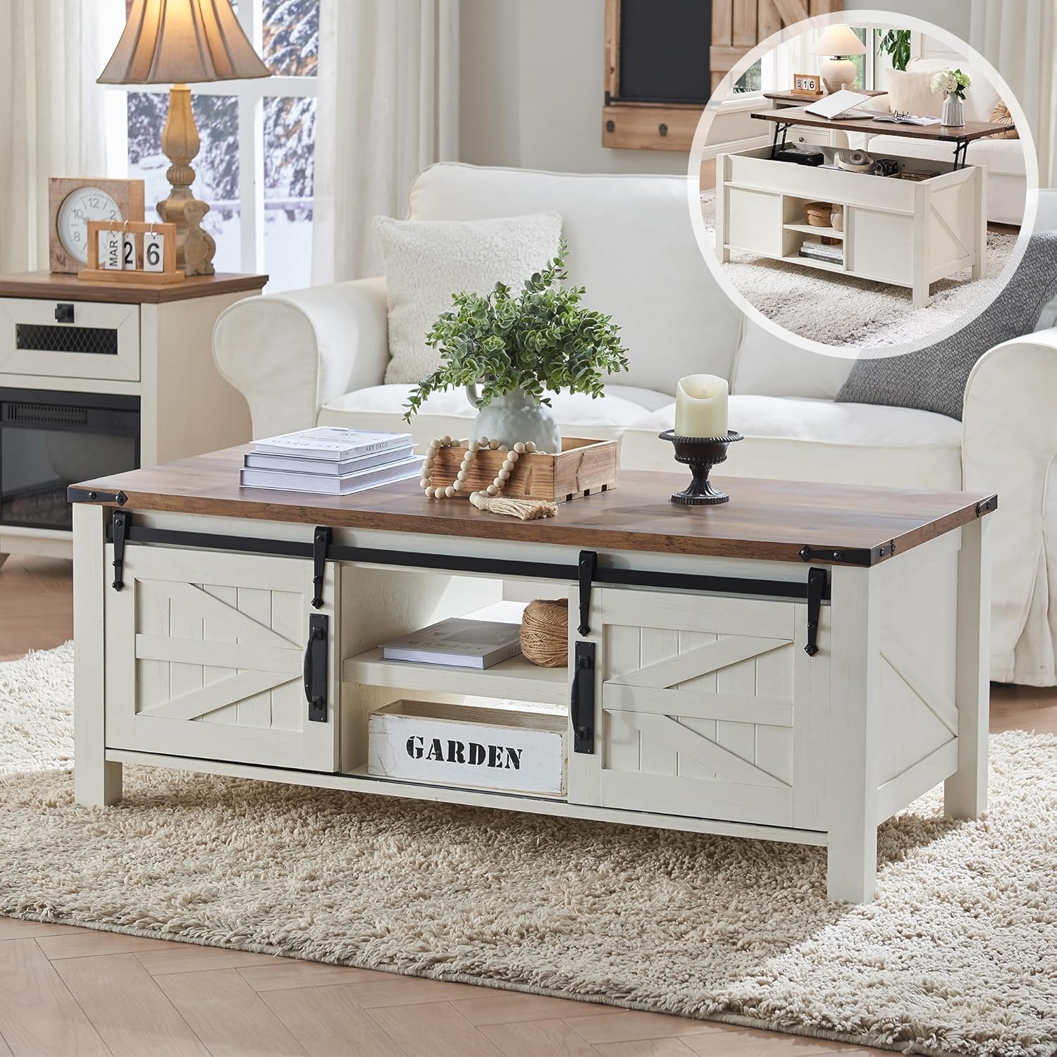 How ⁣We Loved the OKD Farmhouse Lift-Top Coffee Table's Rustic⁤ charm