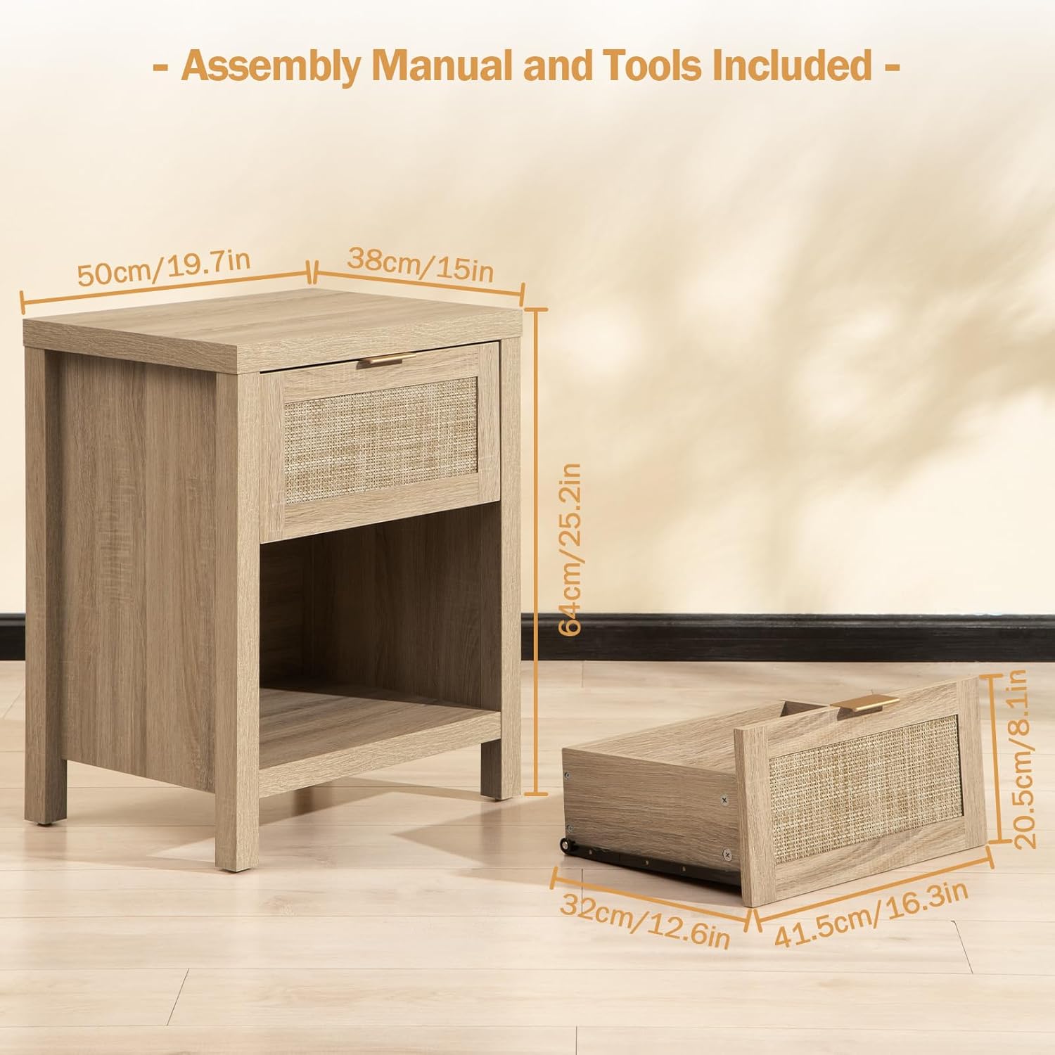 Our Honest Take on the SICOTAS⁢ Rattan Nightstand: Stylish & Sturdy