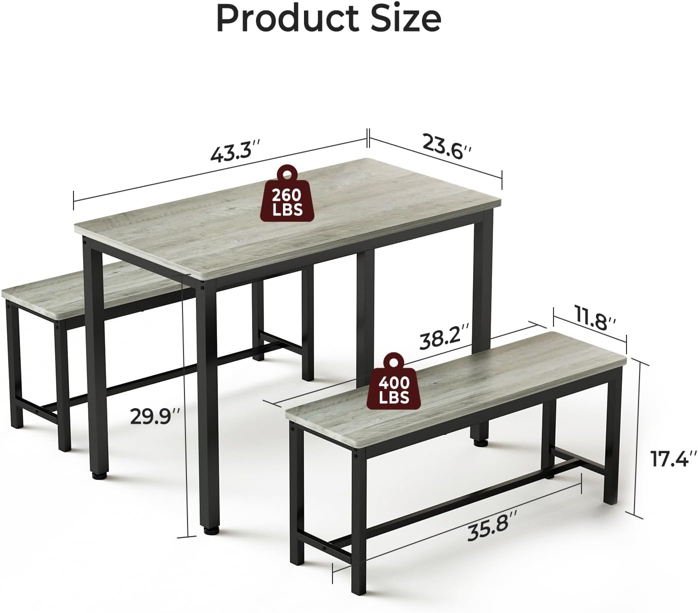 How ⁢We ‍Maximized Our Small Space with Tatub's 3-Piece Dining Set