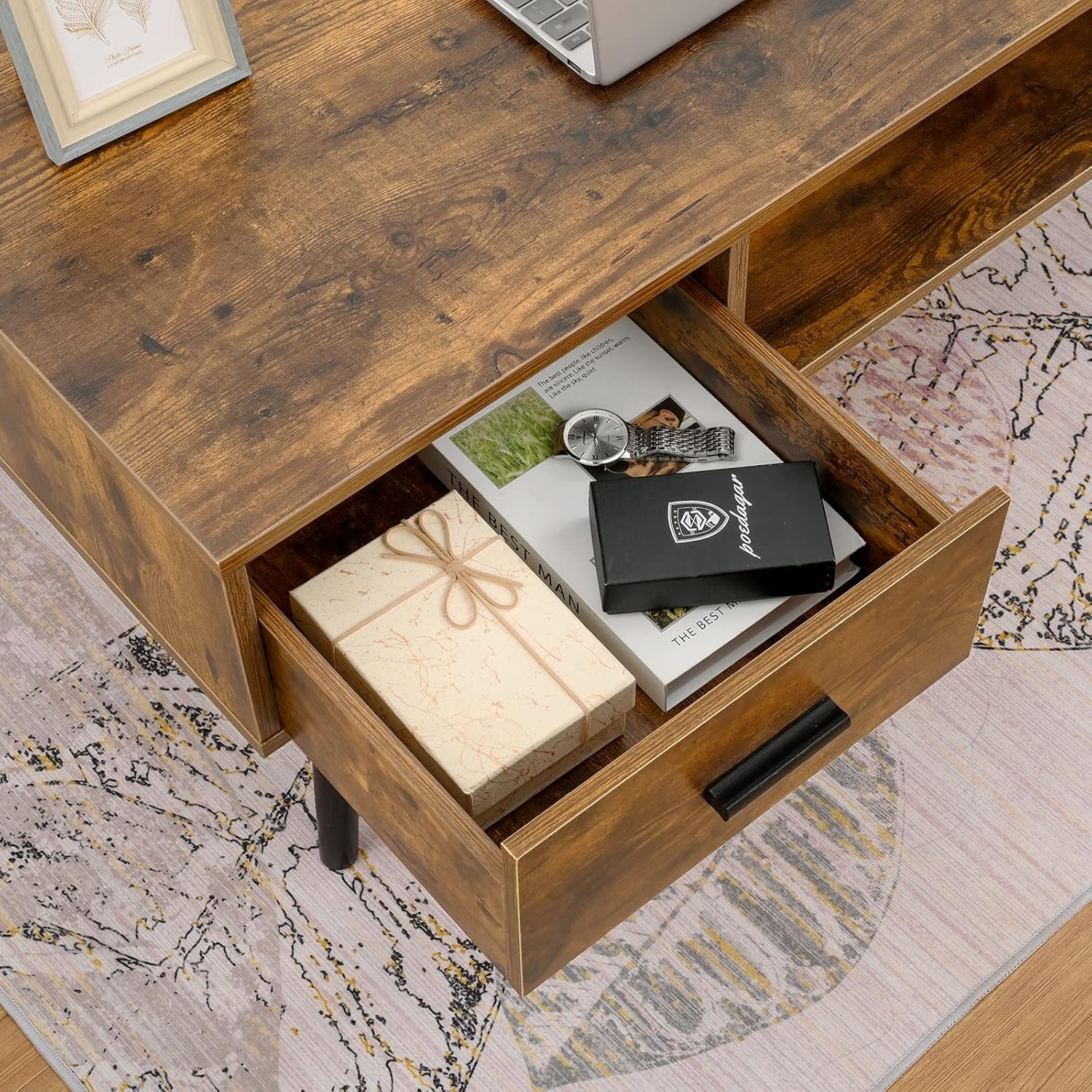 Our ‍Honest Take on the Iwell Mid Century Coffee Table's Design & Storage