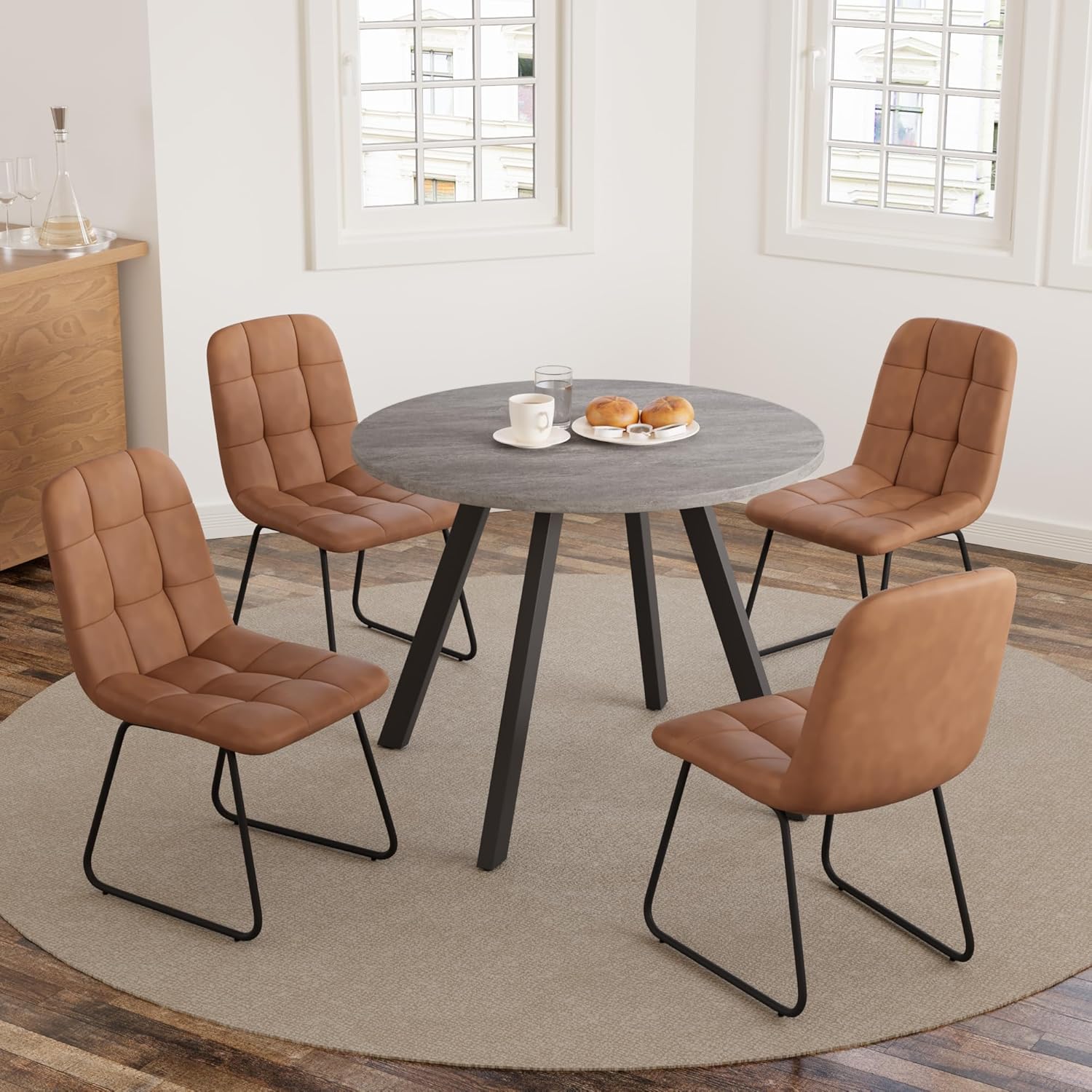 Our Honest Take: Stylish & Sturdy Round dining Set for Apartments