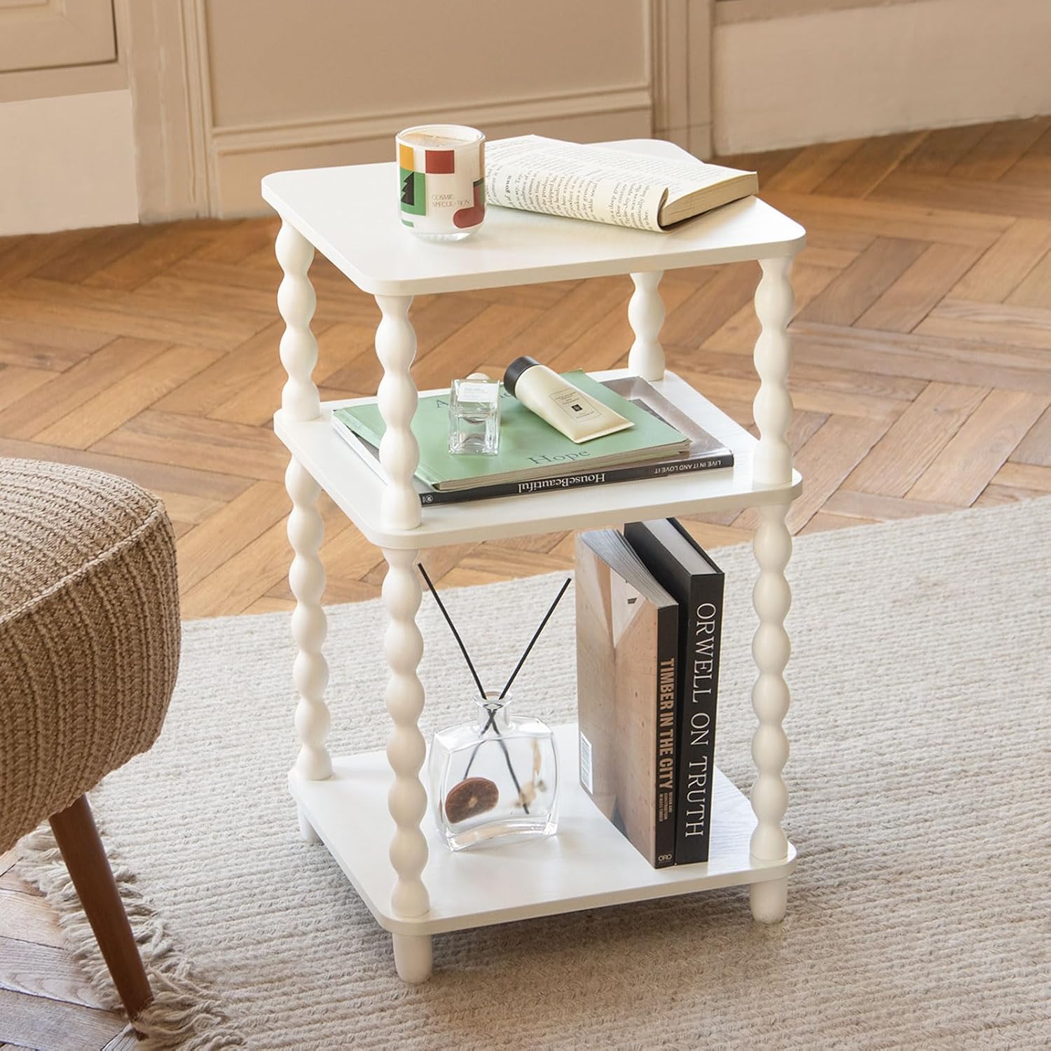 Our honest Take: Stylish & Sturdy 3-Tier White⁤ End Table review