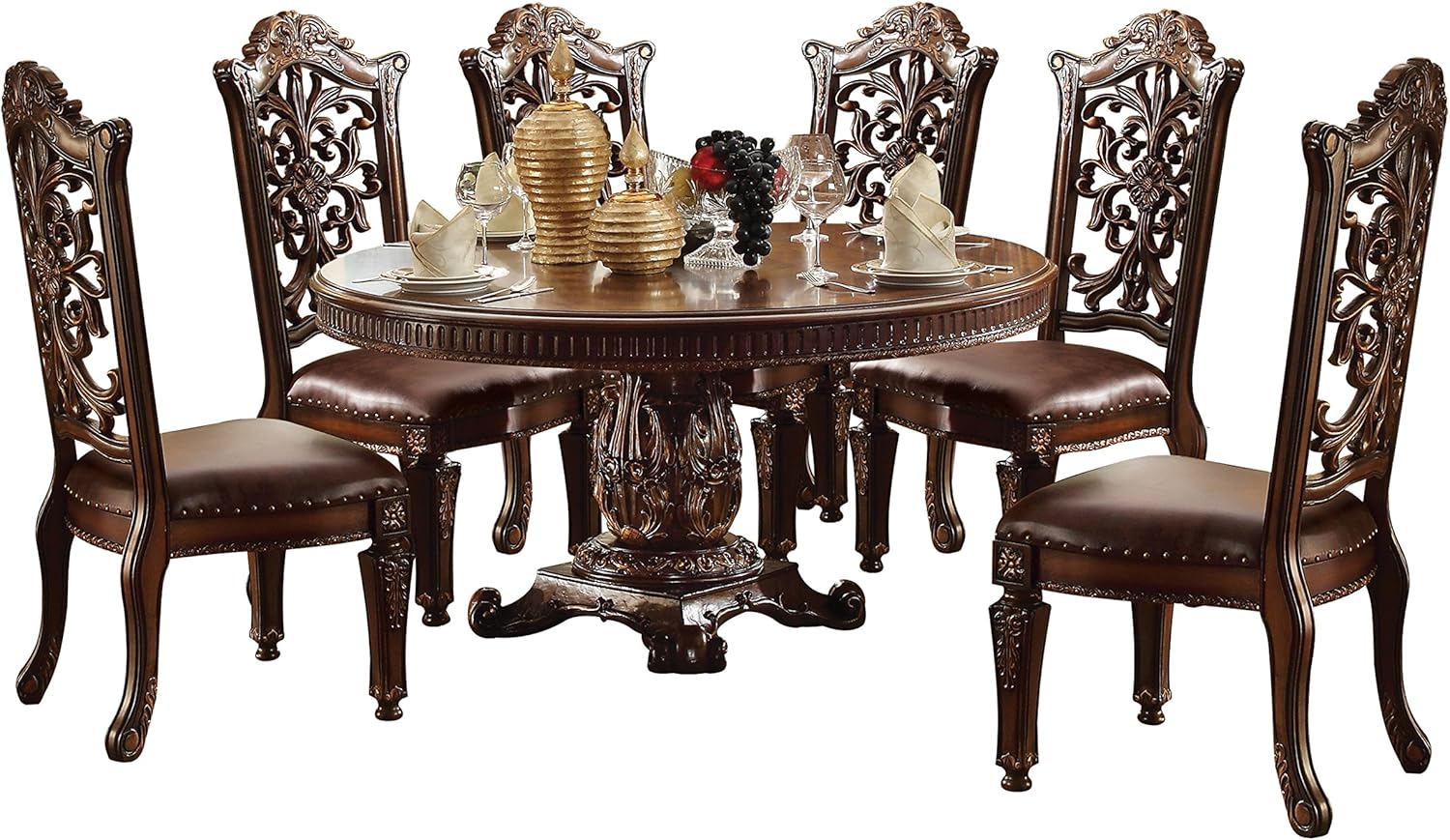 Our Take on ‍the ACME Vendome cherry Dining Table: Elegant & Sturdy