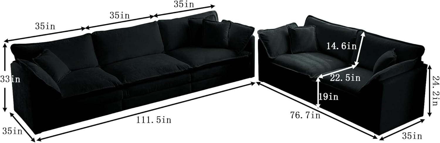 Why We Love Our Modular Chenille Cloud Sofa Set: Comfort ⁣& Style