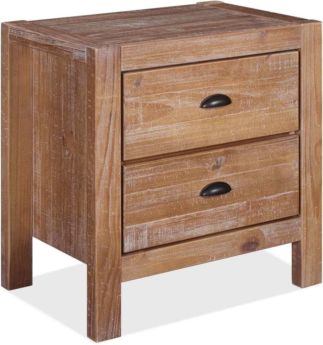 Why We Love the Grain Wood Montauk Nightstand's Rustic Charm