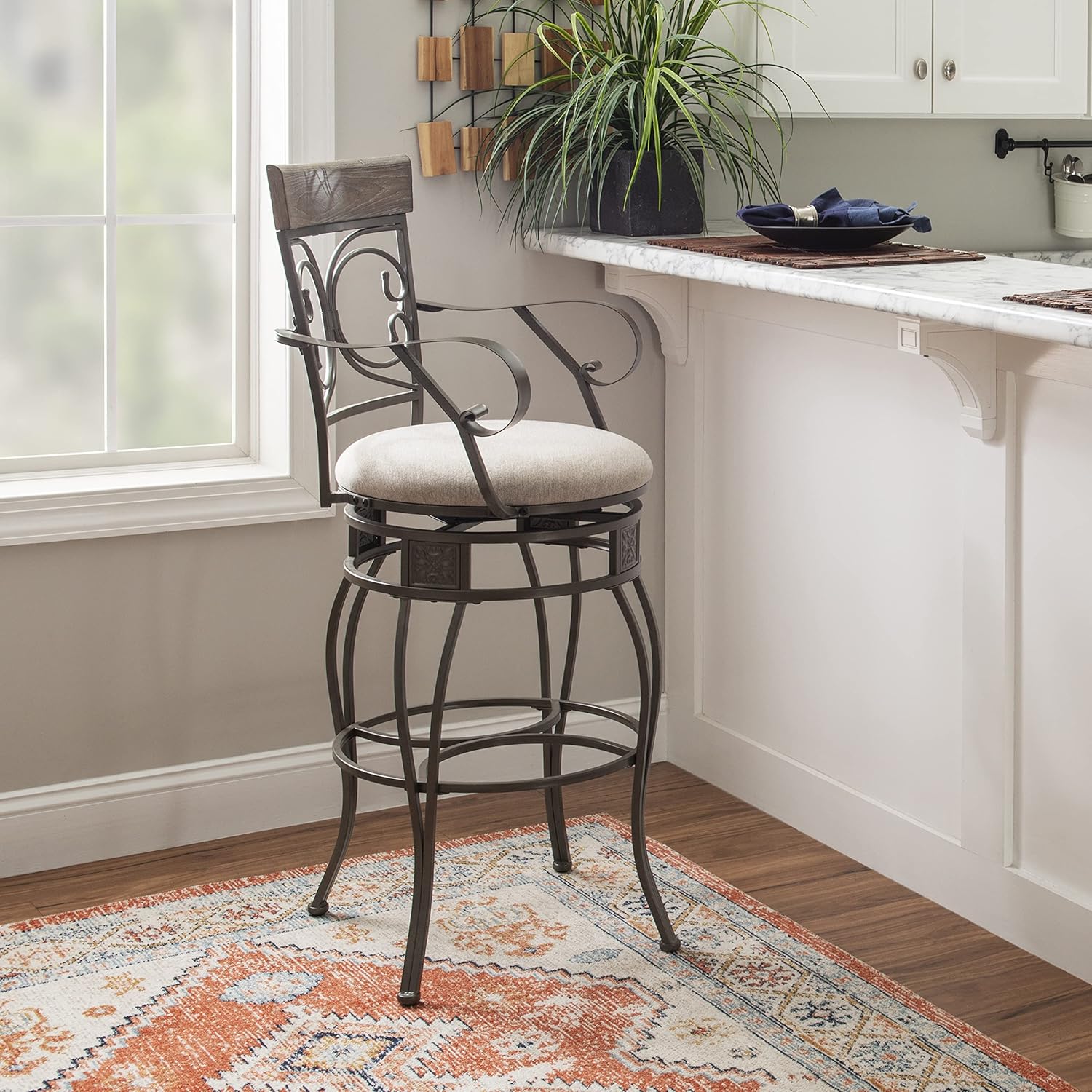 How We Found ​Comfort and Style in the‍ Powell Dayne Big & Tall Barstool