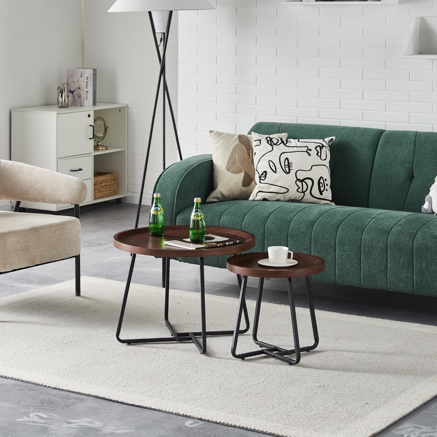How‌ We Made the Most of Our Space with CLIPOP's Round Coffee Tables