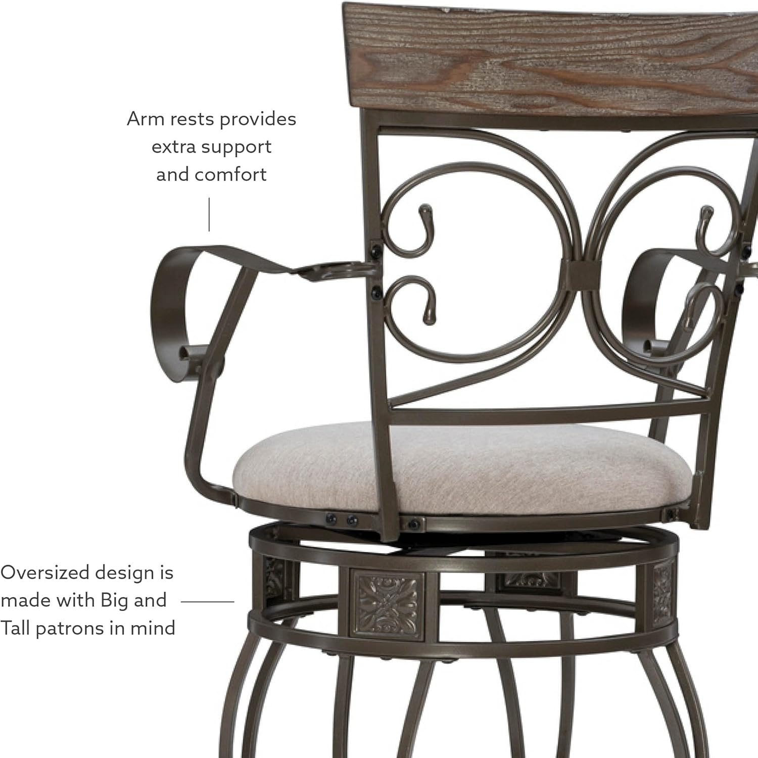 How​ We​ Found ⁢Comfort and Style in the Powell dayne Big & Tall ⁤Barstool