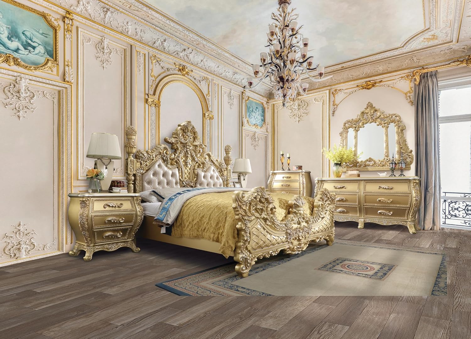 Why We Love Our Elegant Gold 3-Drawer Nightstand's Smart Storage