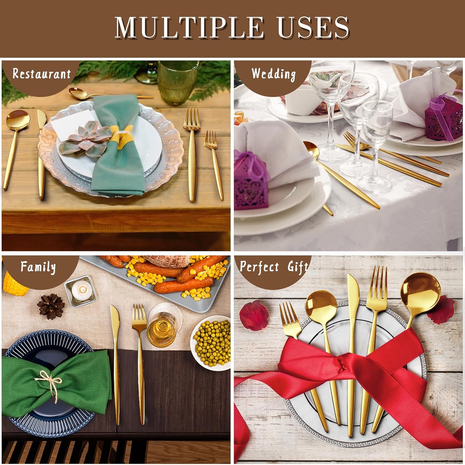 Our ⁤Take⁢ on ⁤CEKEE Gold ‌Silverware: Stylish, Sturdy & Elegant⁣ for All