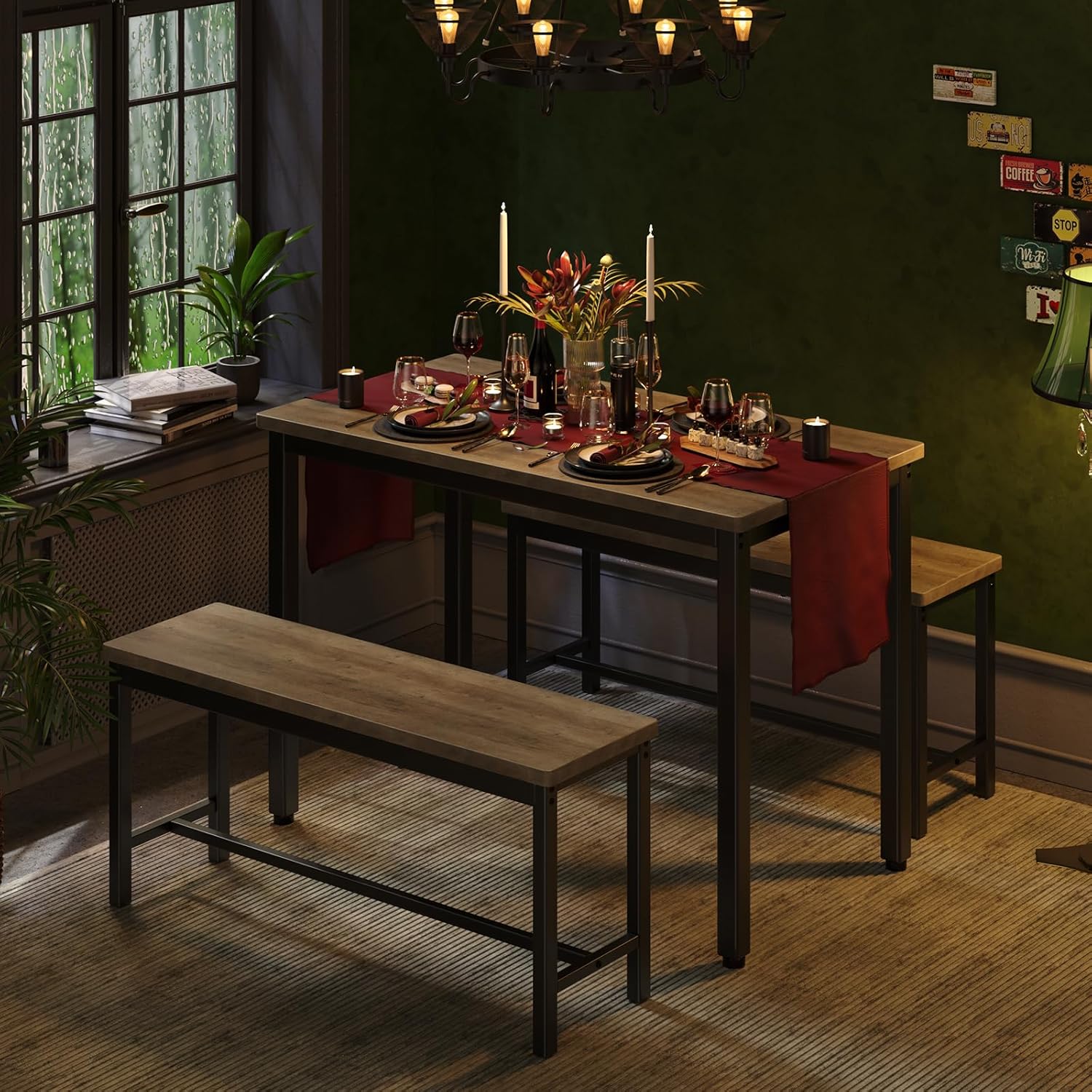 How We Maximized ⁤Our Small Space with Tatub's 3-Piece Dining Set