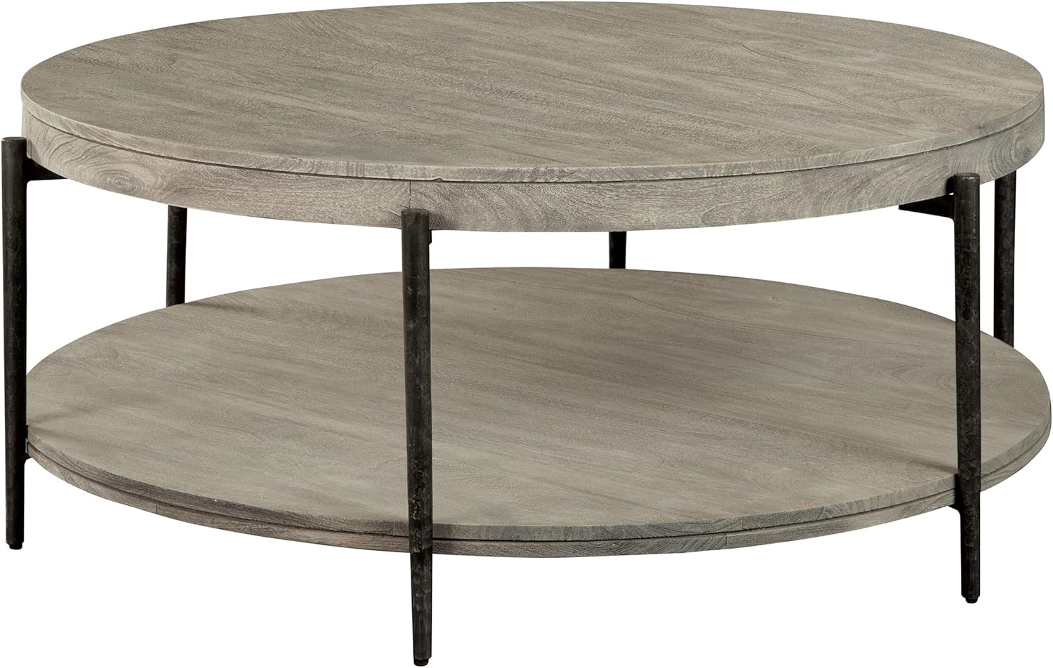 Why We Love the Hekman Gray Round Coffee Table's Style & Storage