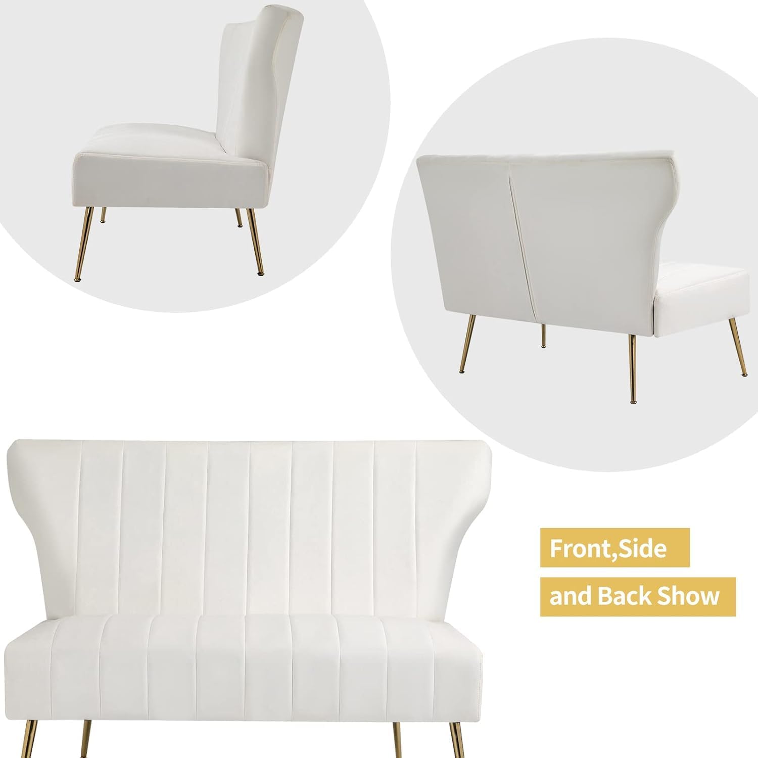 Our Take on the 50'' Velvet Loveseat: Stylish and sturdy Choice