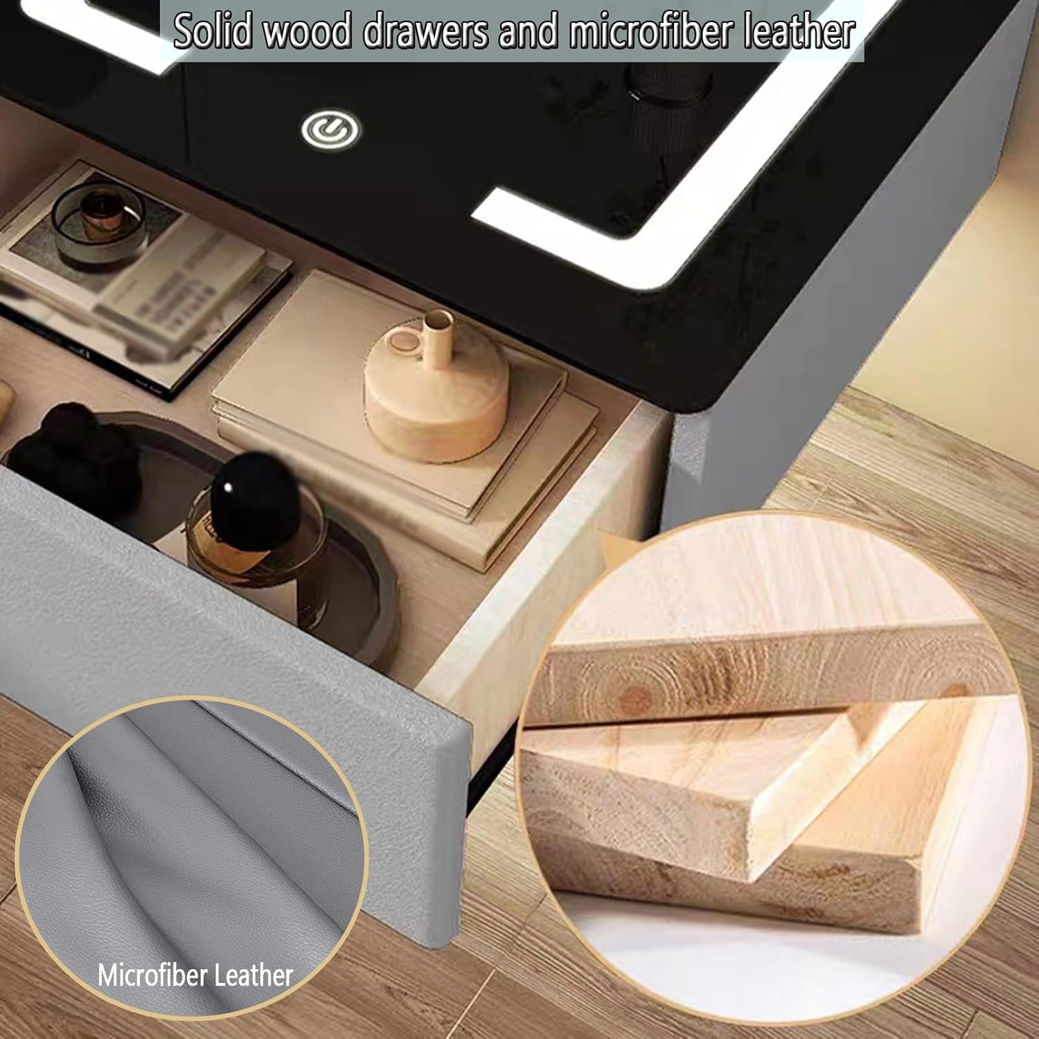 Why We Love the ERICAT Floating Nightstand with LED & Charger