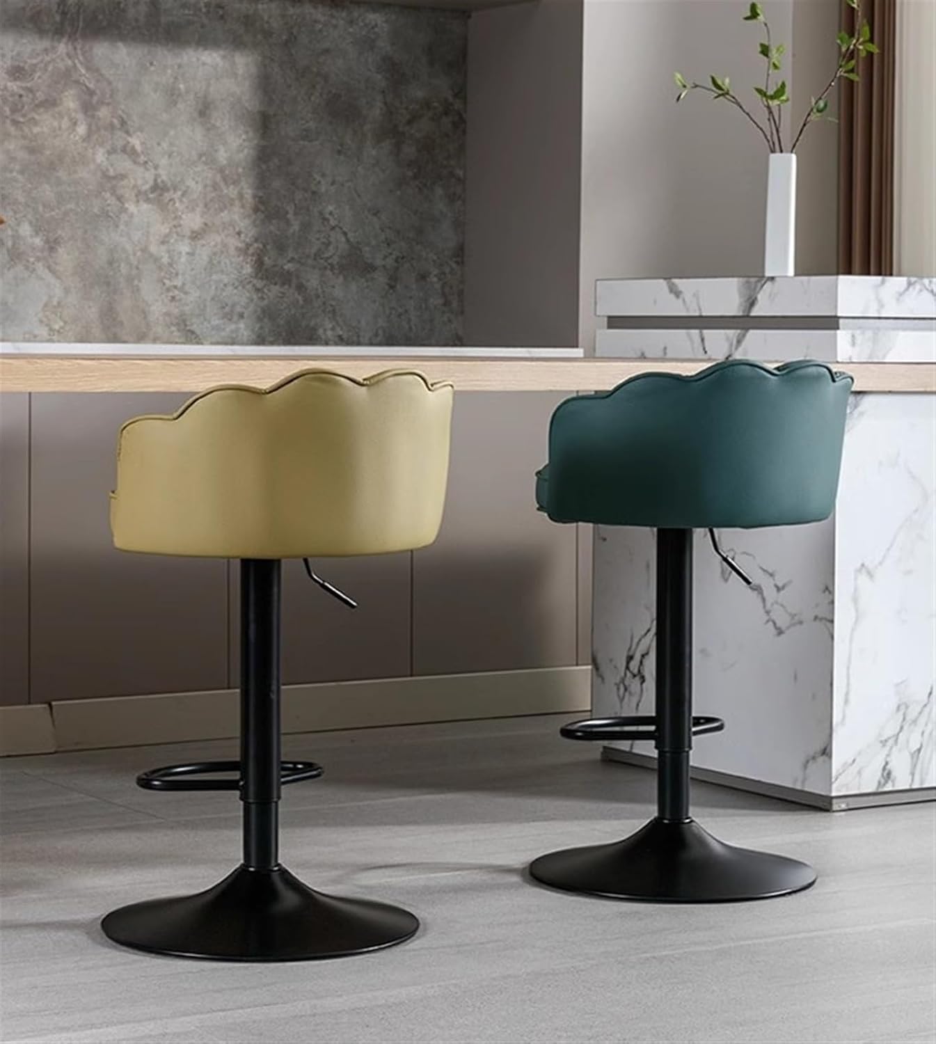 Our Review: Stylish &⁤ Adjustable Blue ​Swivel Bar Stools Set