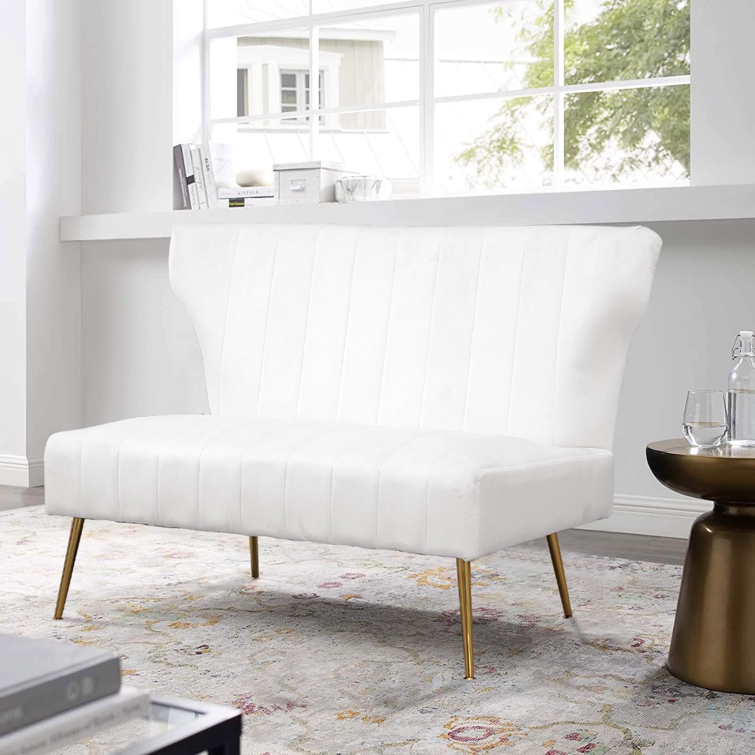 Our Take on the 50'' Velvet Loveseat: Stylish and Sturdy Choice