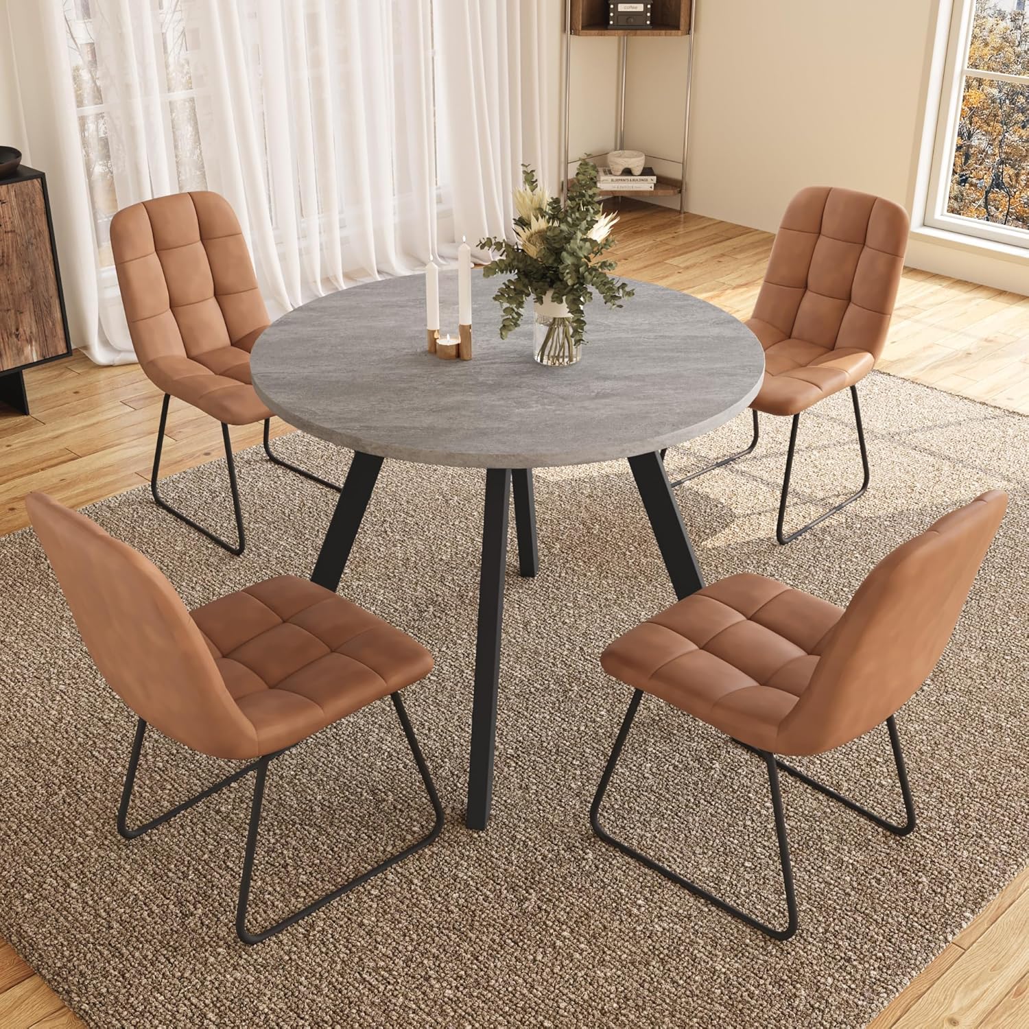 Our Honest Take: ⁤Stylish & Sturdy Round Dining Set ‌for Apartments