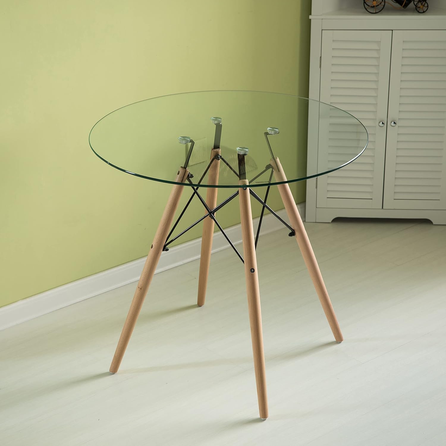 Our Honest Take: Stylish & Space-Saving Round Glass Dining Table