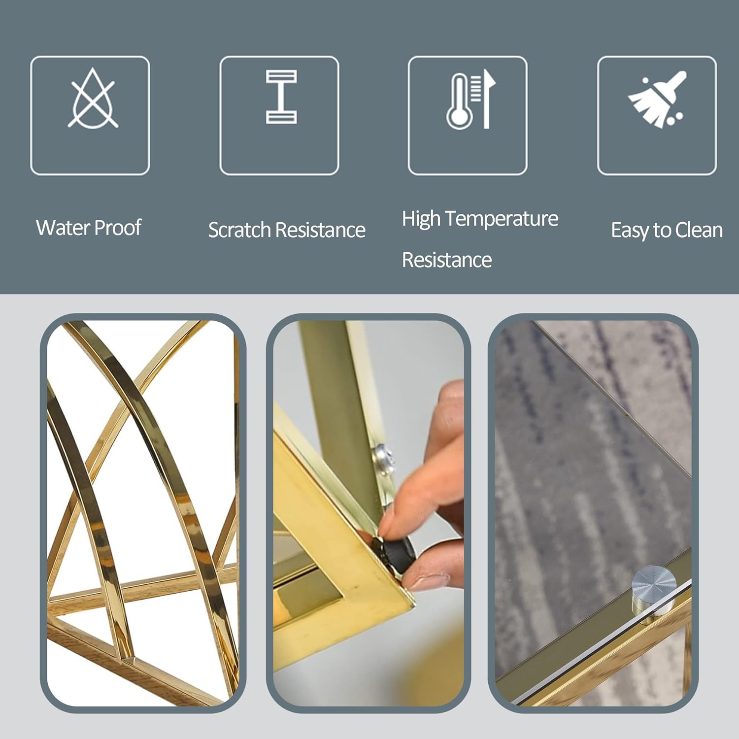 Our Take on the Sleek Gold & Glass ‌Coffee ⁢Table for ⁤Living Rooms