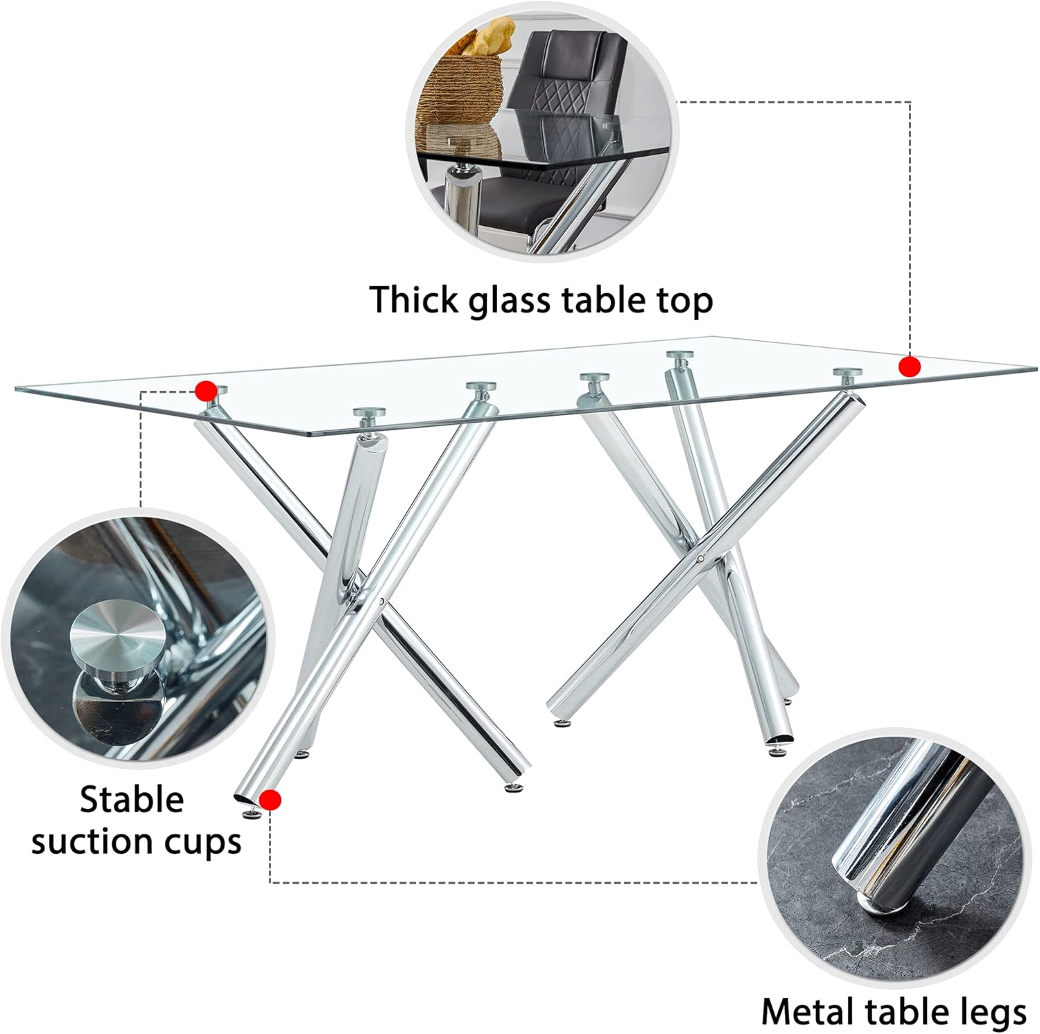 Our Stylish Glass Dining Table Review: Modern, Spacious & Durable