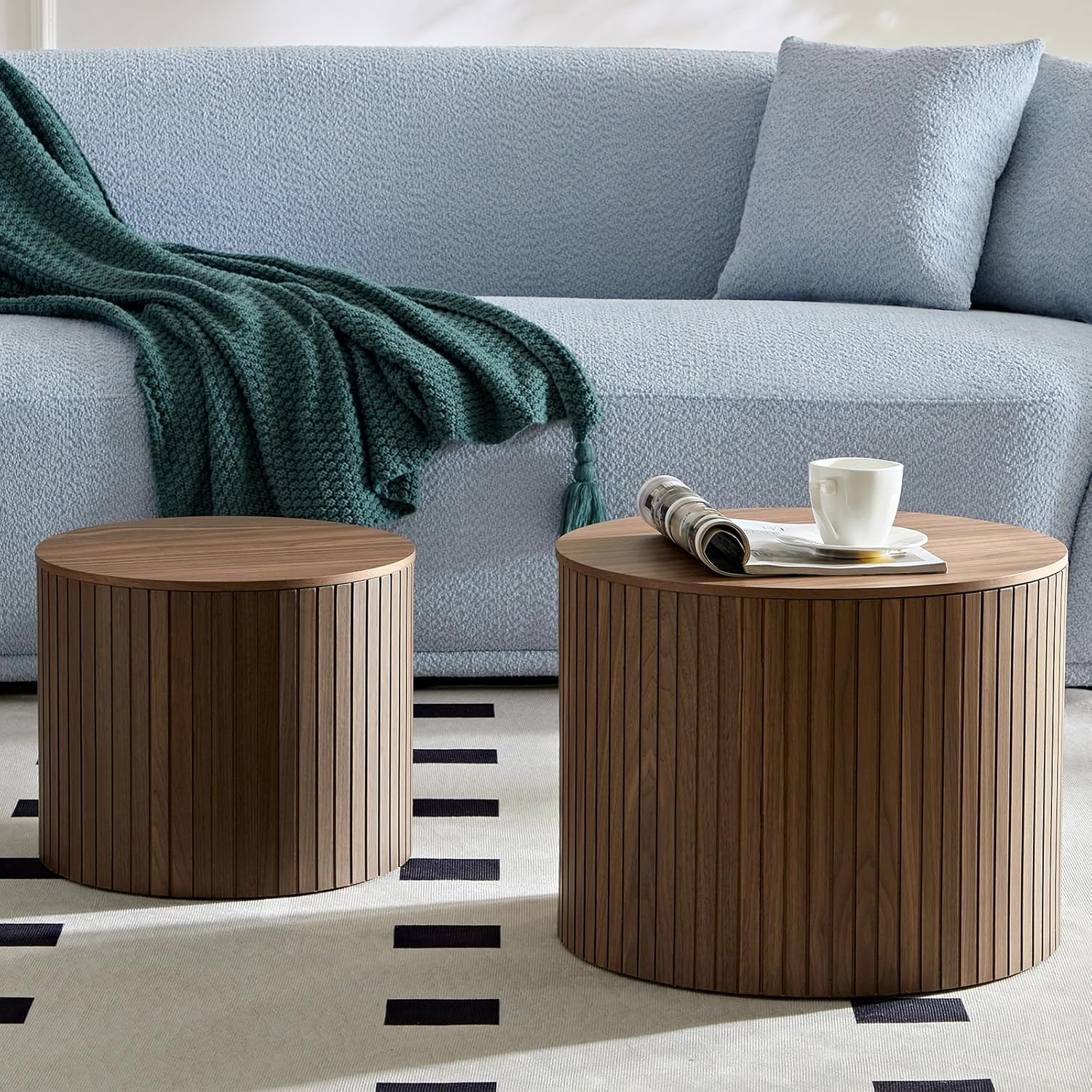 Our Take on YOPENG's Walnut Nesting ⁣Tables: Stylish & ‌Space-Smart