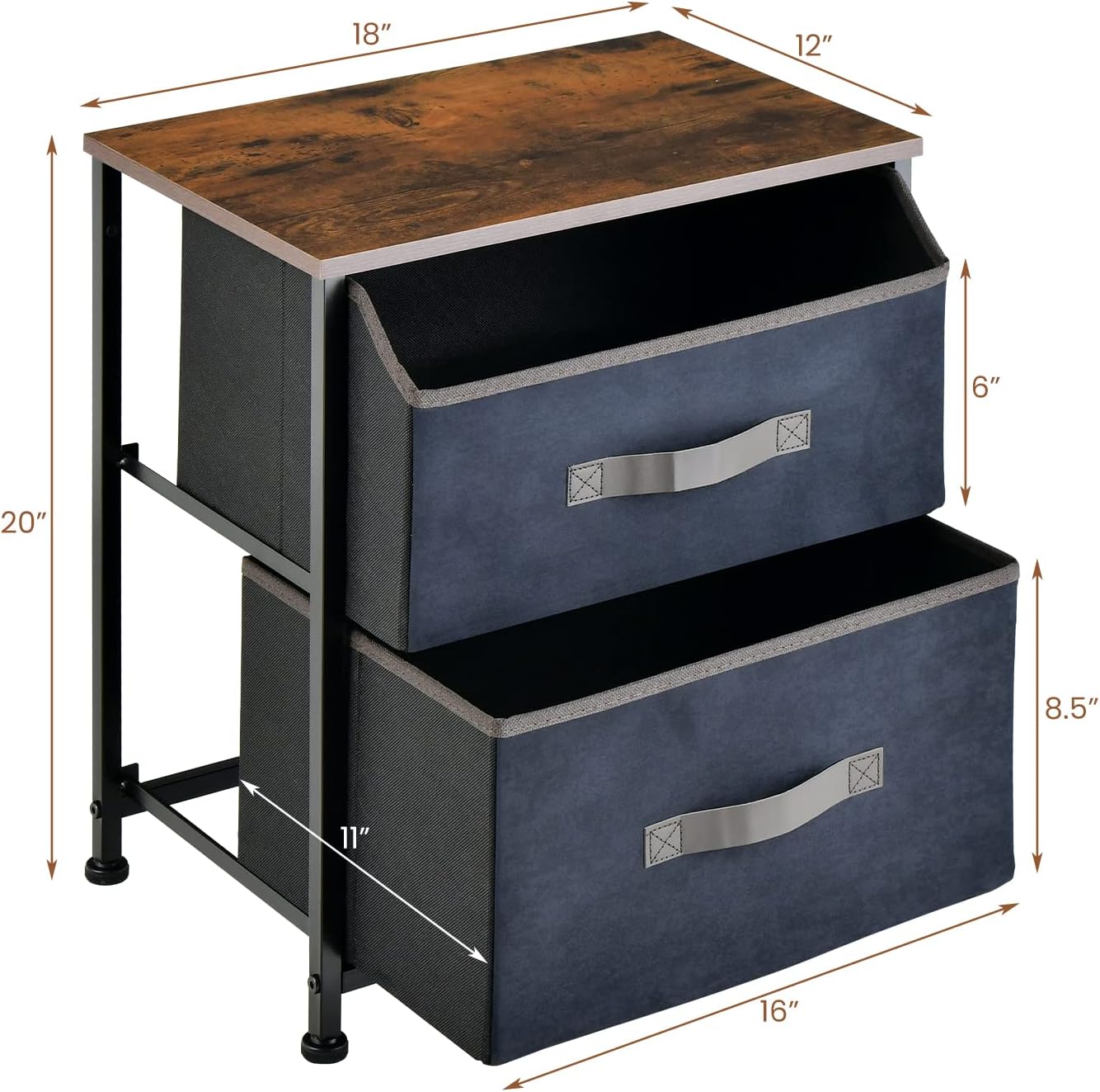 How we Organized our Bedroom with COSTWAY's⁢ 2-Drawer Nightstand