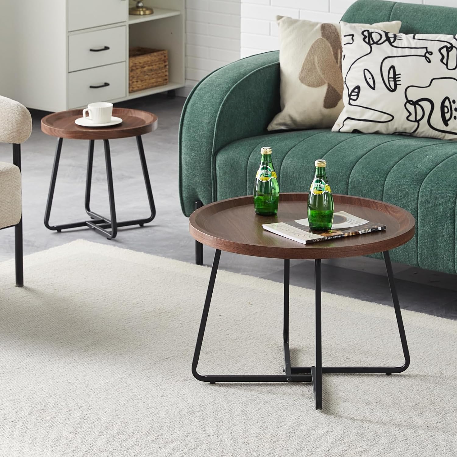 How We Made the Most of Our Space with CLIPOP's Round Coffee Tables