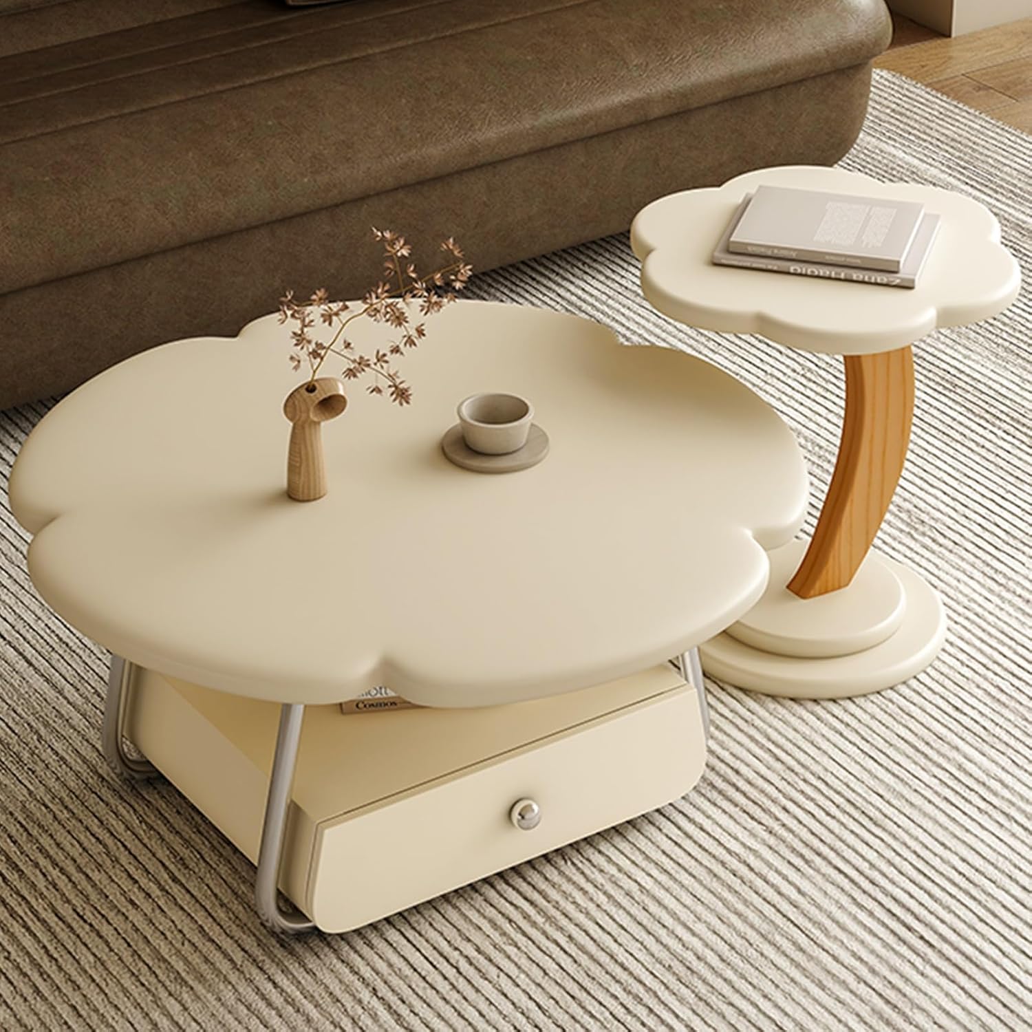 How We're Using This Stylish White Nesting Coffee Table Set