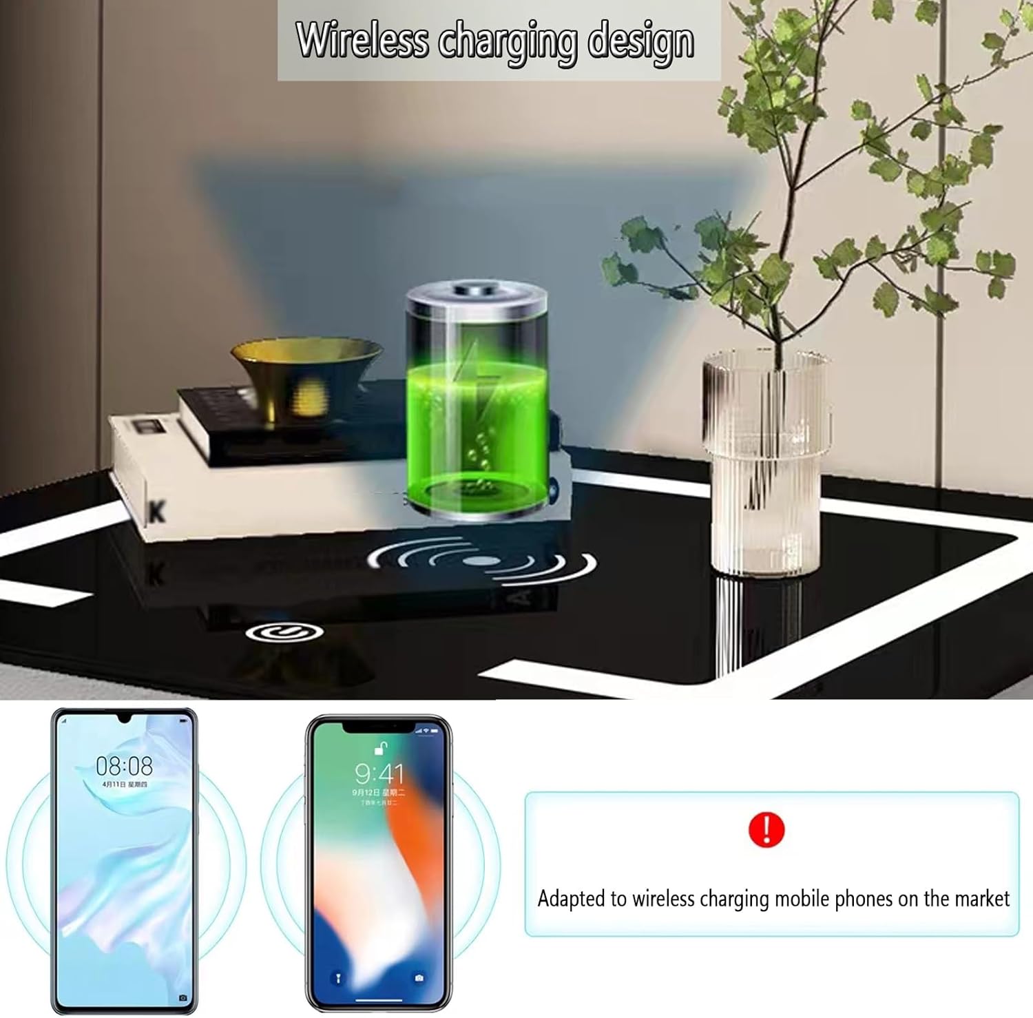 Why We love the ERICAT Floating Nightstand with LED & Charger