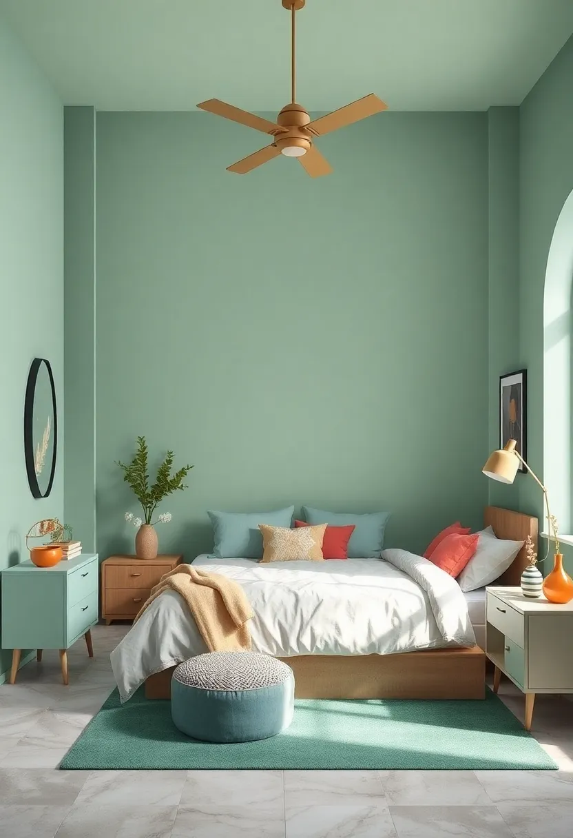 Soft Mint⁤ Green: A fresh and ‌calming shade that promotes focus and tranquility